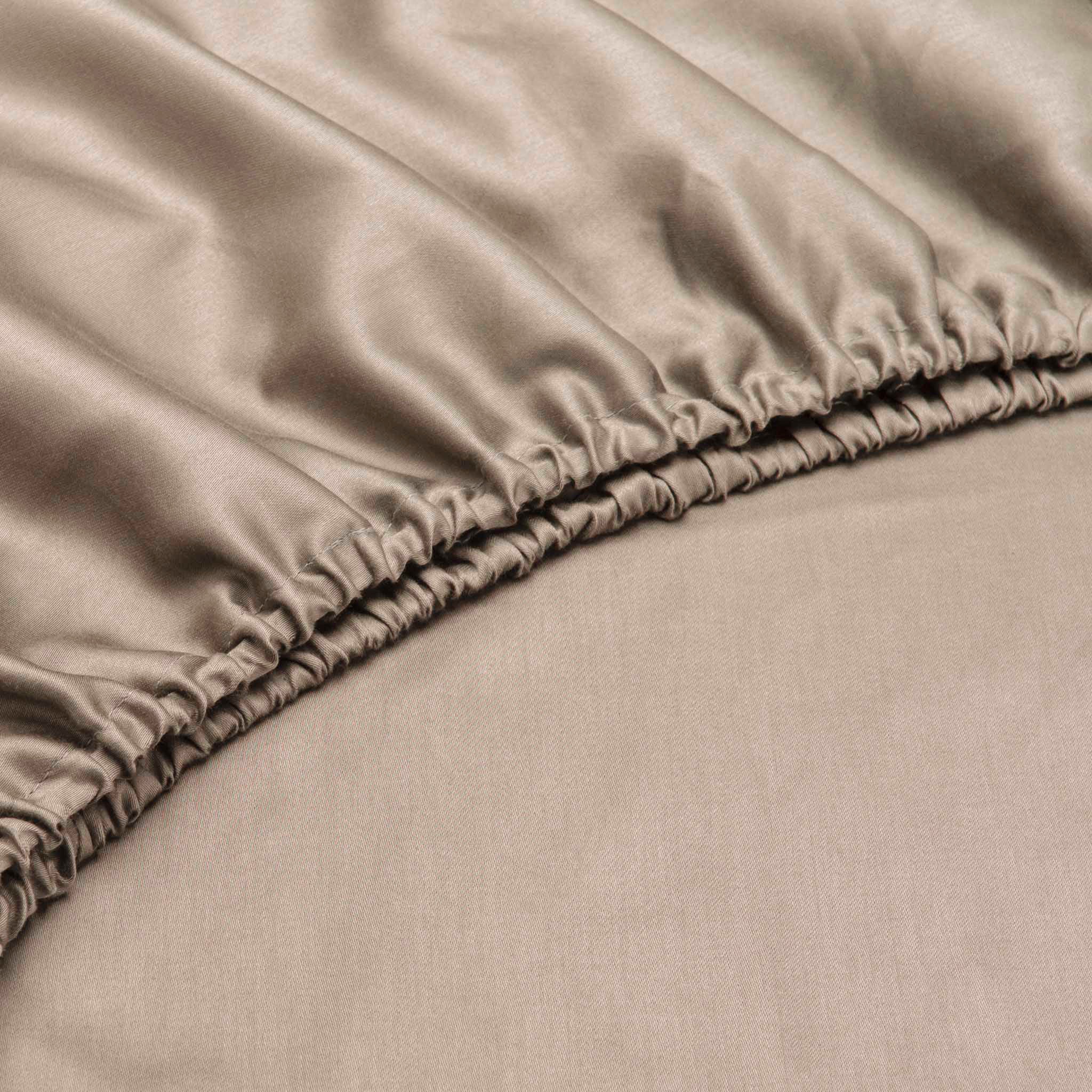 ZO HOME Spannbettlaken »Satinado«, Laken aus 100% Baumwolle, hochwertiges Mako-Satin, Betttuch ab 90x200