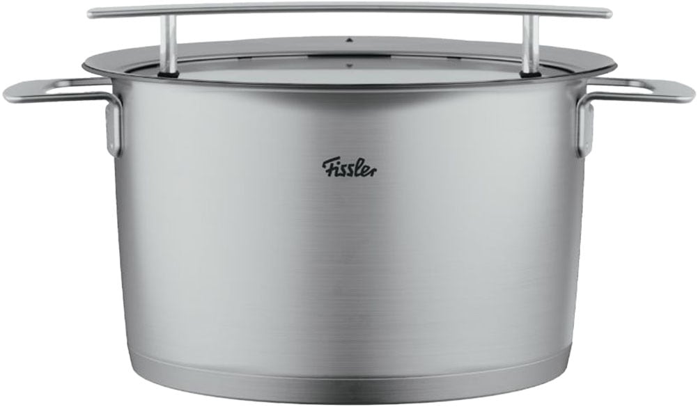 Fissler Topf-Set »Phi Collection«, Edelstahl 18/10, (Set, 5 tlg., Kochtopf 16/20/24cm; Bratentopf 20cm; Stielkasserolle 16cm ohne Deckel), cookstar Allherdboden; Edelstahl 18/10; Made in Germany