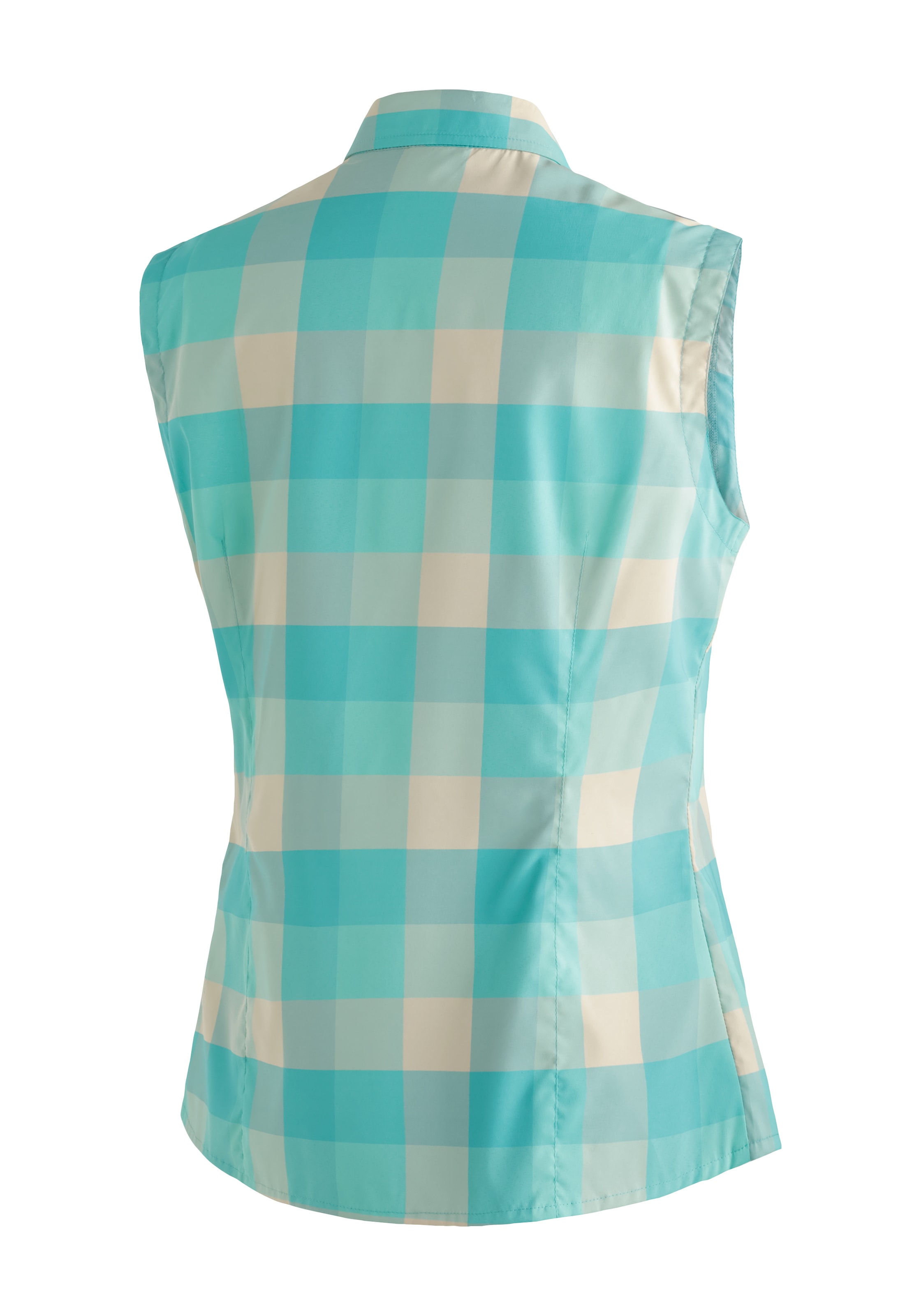 Maier Sports Funktionsbluse »Sana sleeveless«, ärmellose Damen Bluse, atmungsaktive Karobluse
