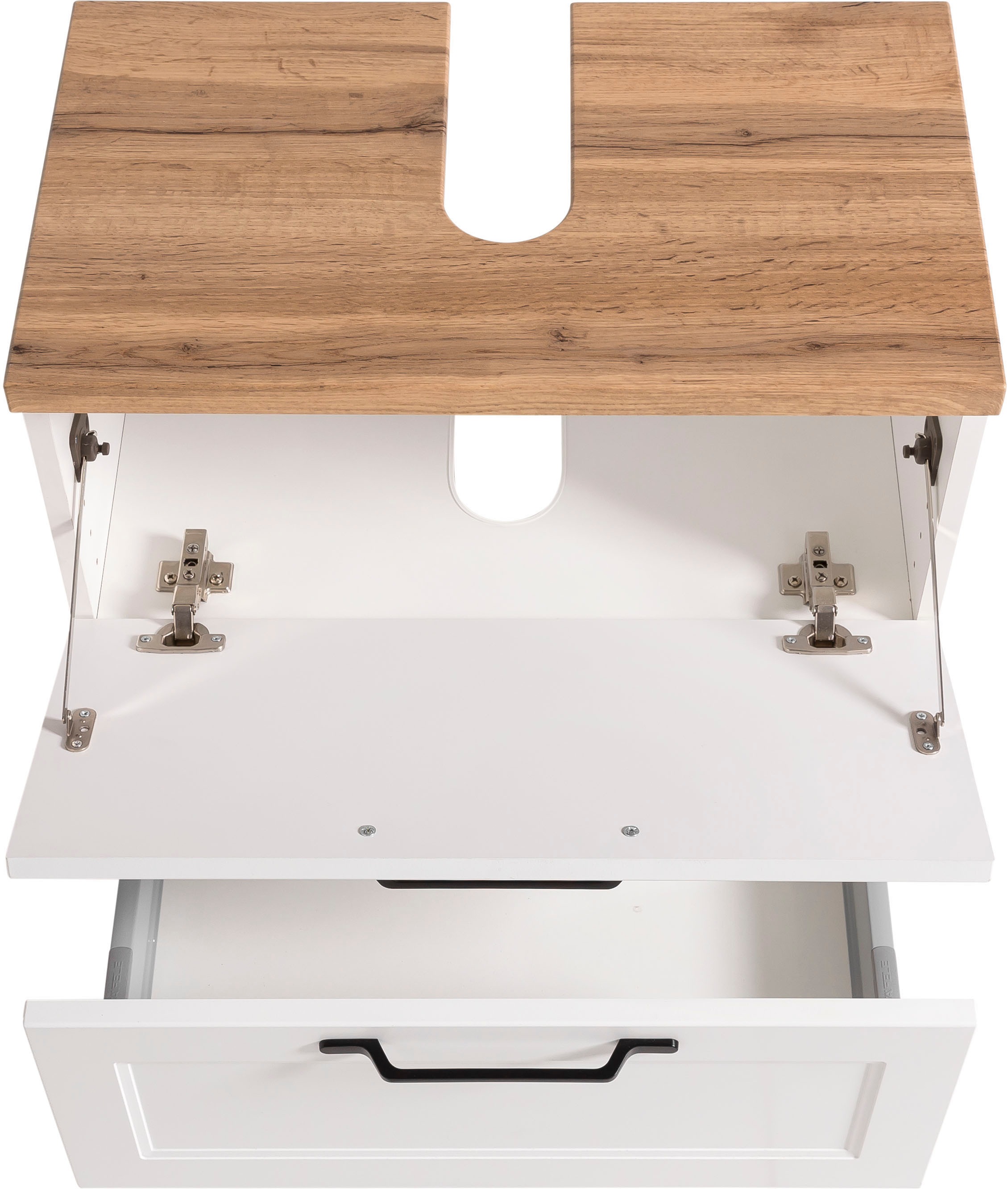 welltime Badmöbel-Set »Lana«, (Komplett-Set, 2 St.), Badezimmer-Set, 2-teilig, 60 cm breit