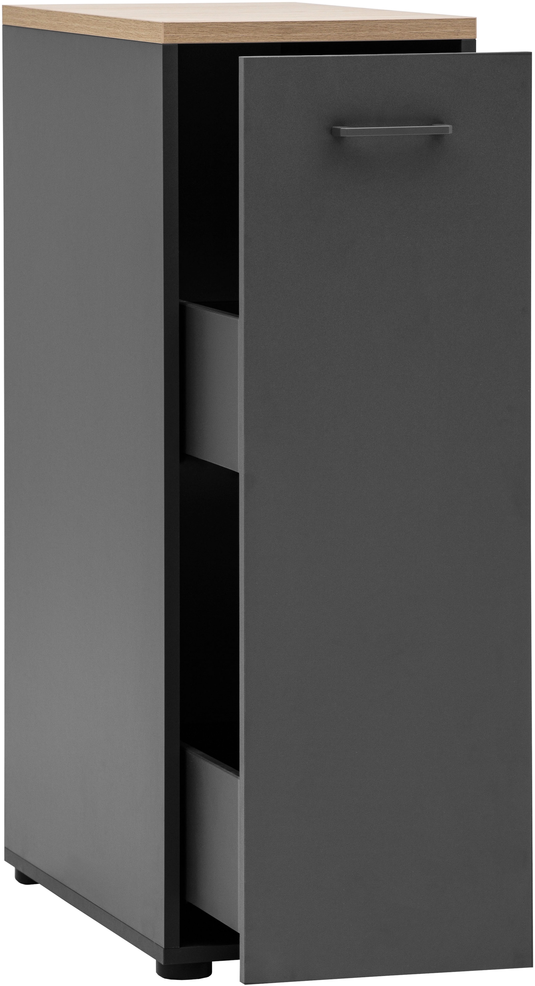 Schildmeyer Apothekerschrank »Solea Apothekerschrank mit zwei Vollauszügen«, (1 St.), Apothekerschrank mit einem SoftClose Vollauszug (zwei Schubkästen)