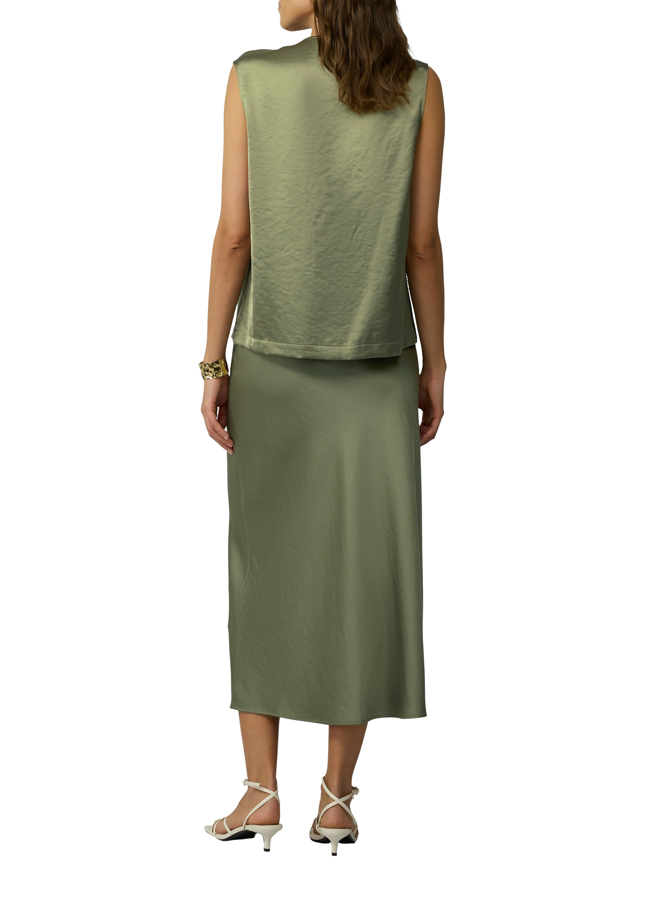 s.Oliver BLACK LABEL Shirttop, mit Wasserfall-Kragen