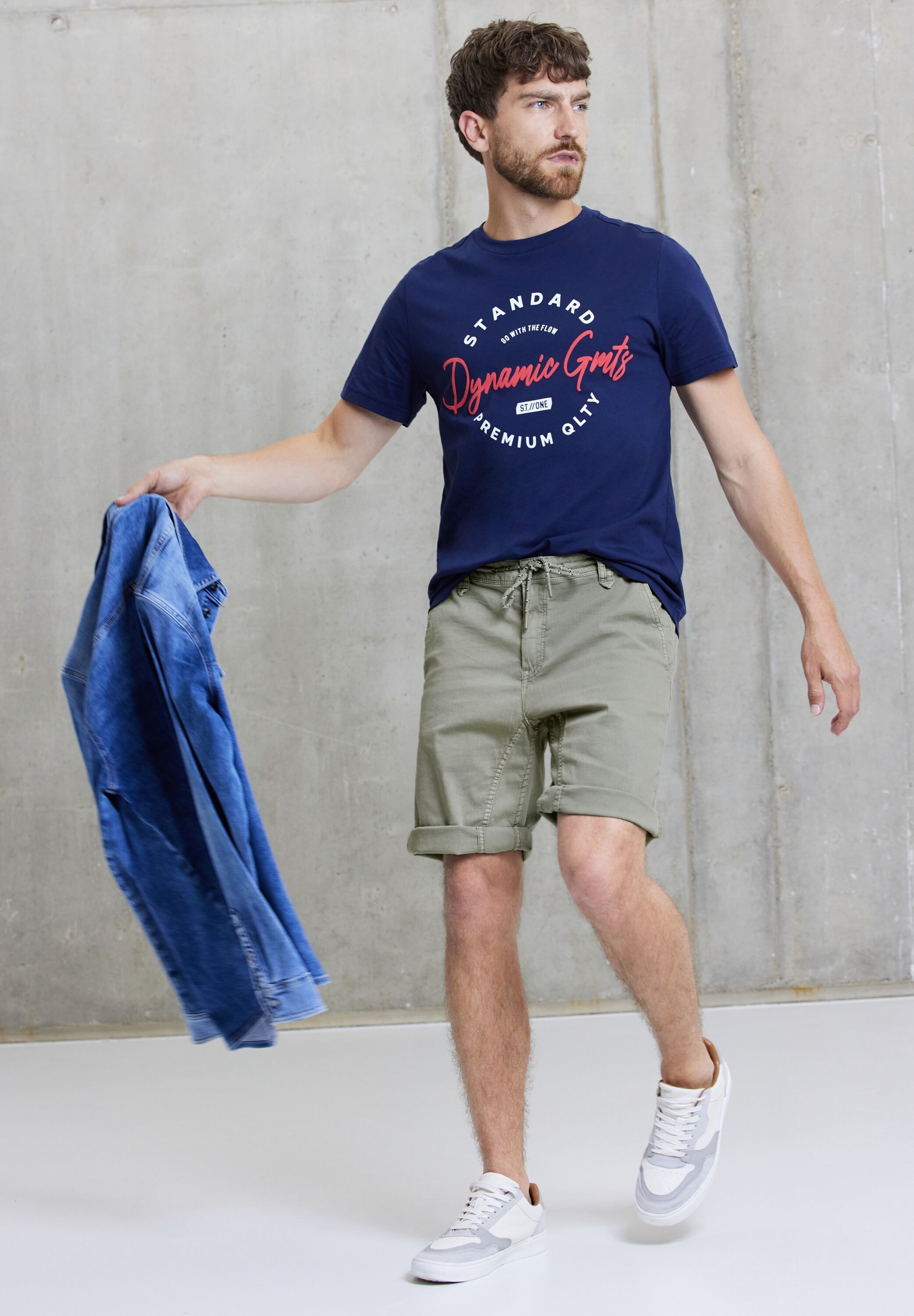 3. Bild von STREET ONE MEN Shorts, Elastikbund mit Tunnelzug