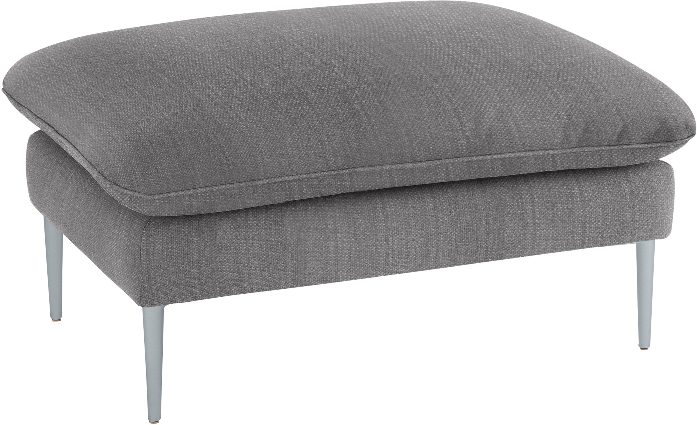 W.SCHILLIG Hocker »enjoy&MORE«, Füße silber matt, Breite 106 cm