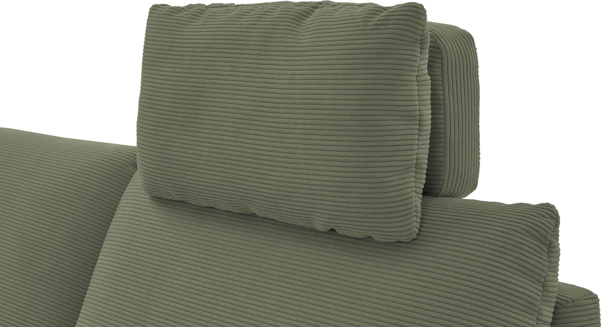 Places of Style Ecksofa »Sarsina: mit Tonnentaschen-Federkern, perfekt zum Entspannen L-Form«, inklusive 1 motorischen Relaxfunktion mit Herz-Waage-Beschlag