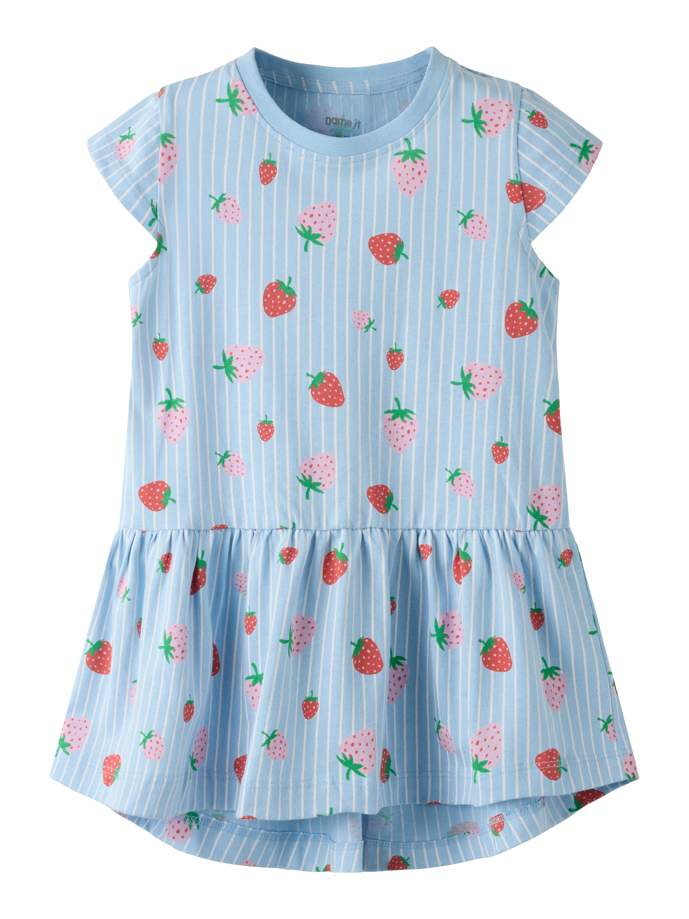 Name It Jerseykleid »NMFVIGGA CAPSL DRESS F1 NOOS« Baumwolle, regular fit