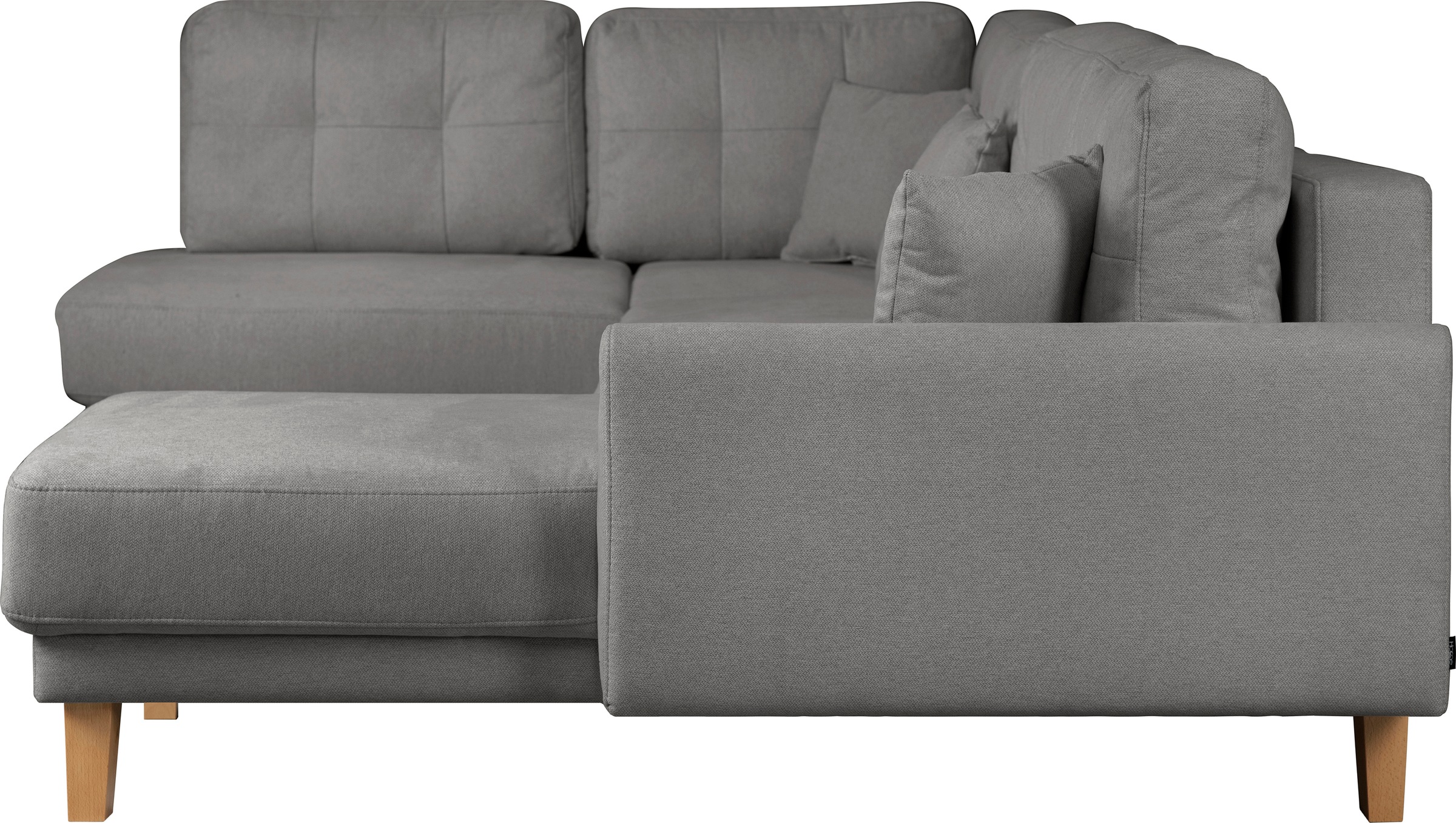 Home affaire Wohnlandschaft »TRIPLO U-Form wahlweise mit Schlaffunktion, B/T/H: 310/192/90 cm«, Schlafsofa, auch mit Bettkasten, Steppung im Rückenkissen