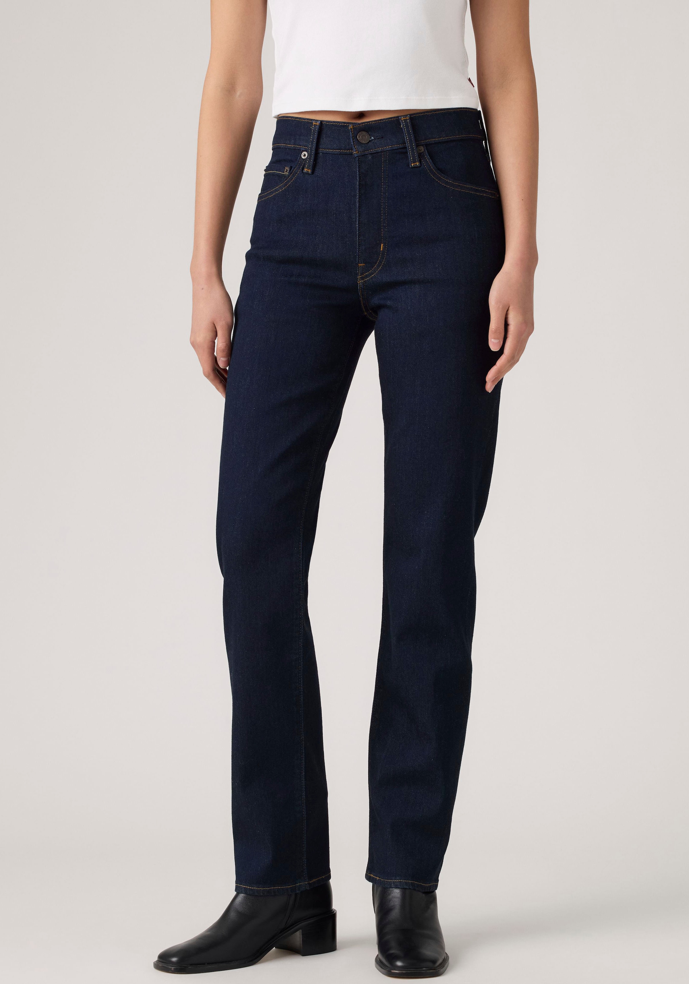 Levi's® Slim-fit-Jeans »722 HIGH RISE SLIM« mit Lyocell und Stretch