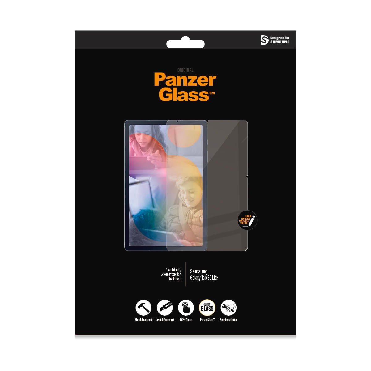 PanzerGlass Displayschutzglas »Case Friendly Screen Protector«, für Samsung Galaxy Tab S6 Lite-Samsung Galaxy Tab S6 Lite 2024, Displayschutzfolie, Schutzfolie, Bildschirmschutz, kratz- & stoßfest