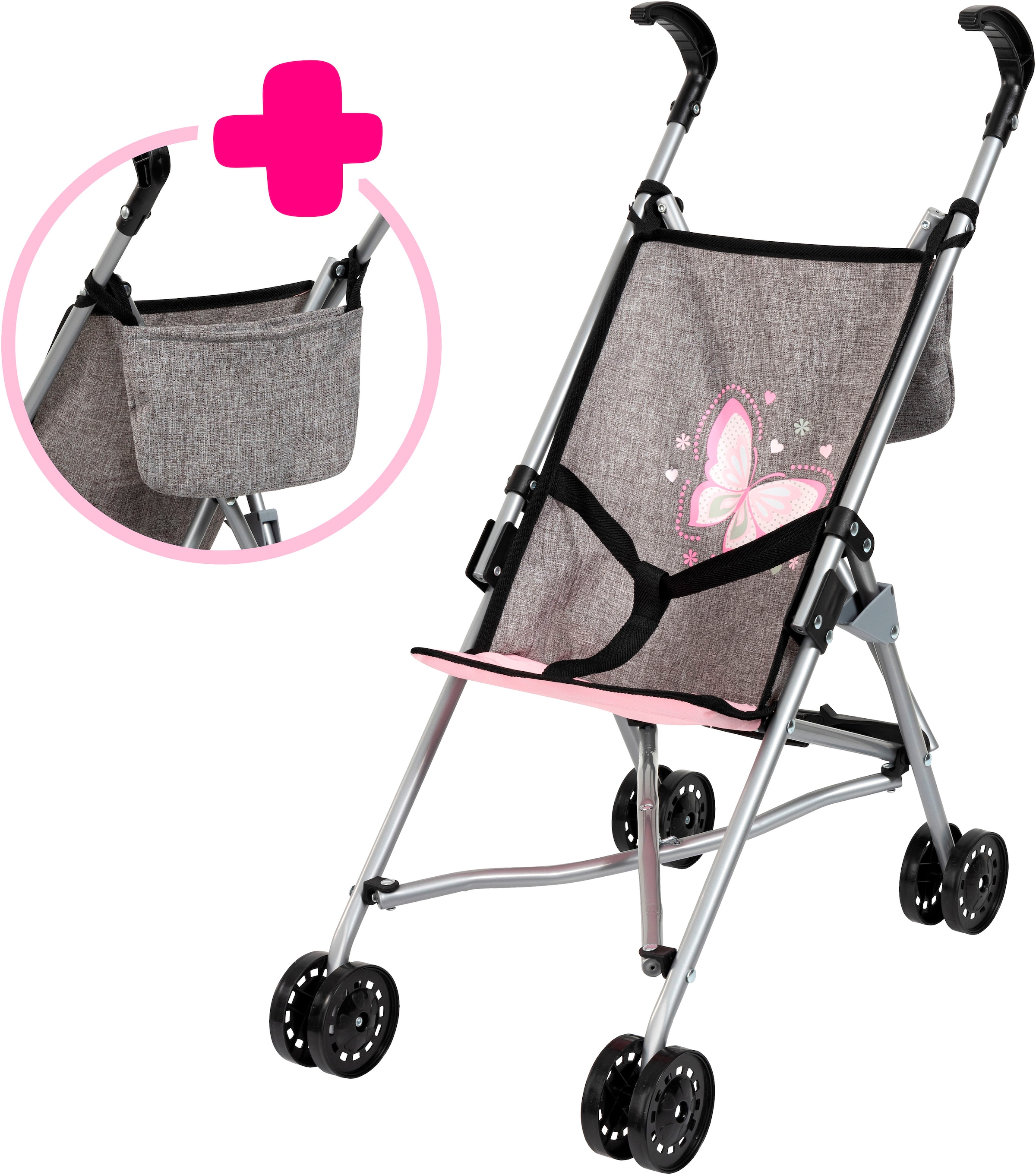 Bayer Puppenbuggy mit Tasche