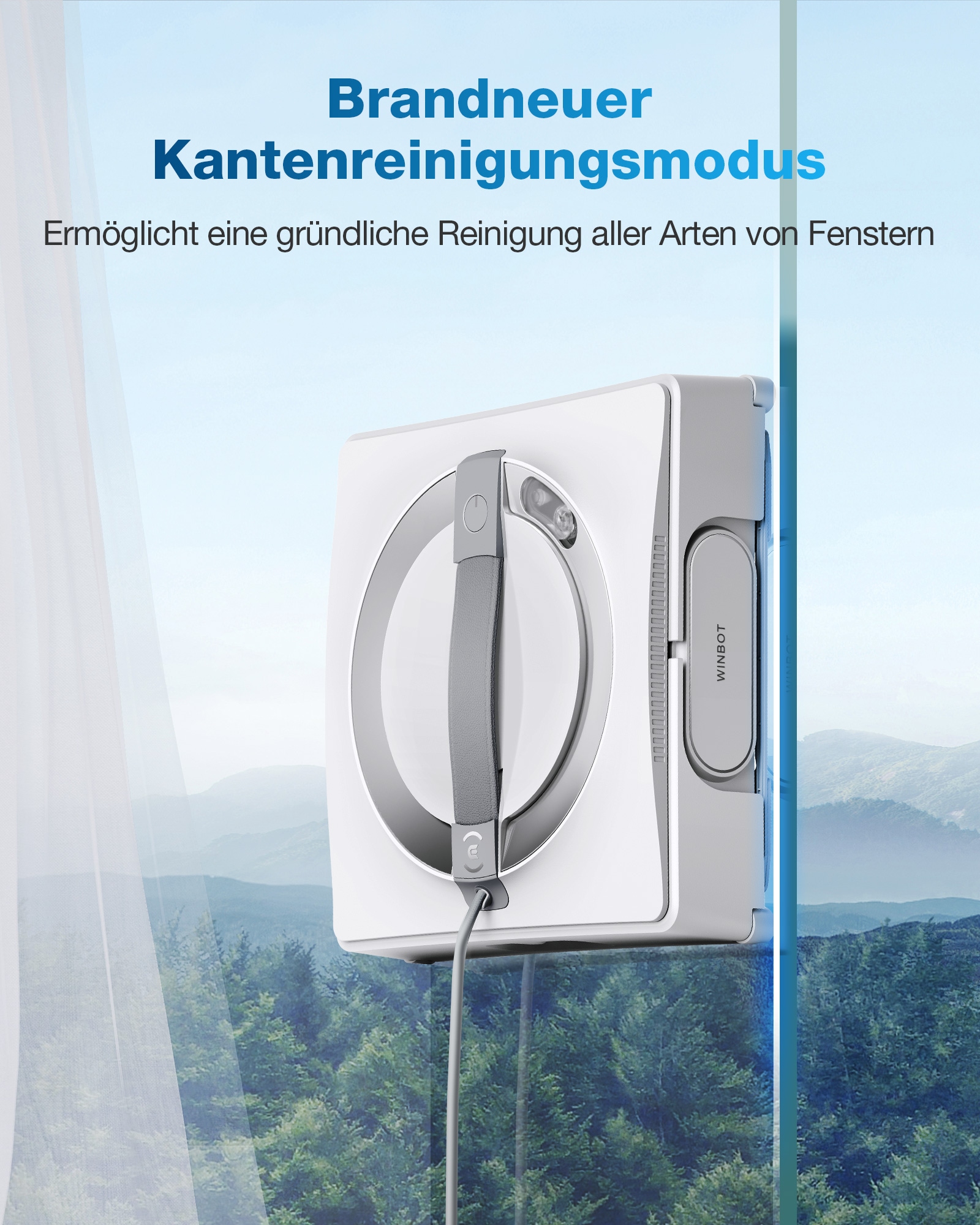 ECOVACS Fensterputzroboter »WINBOT W2 OMNI«, mit tragbarer Basisstation