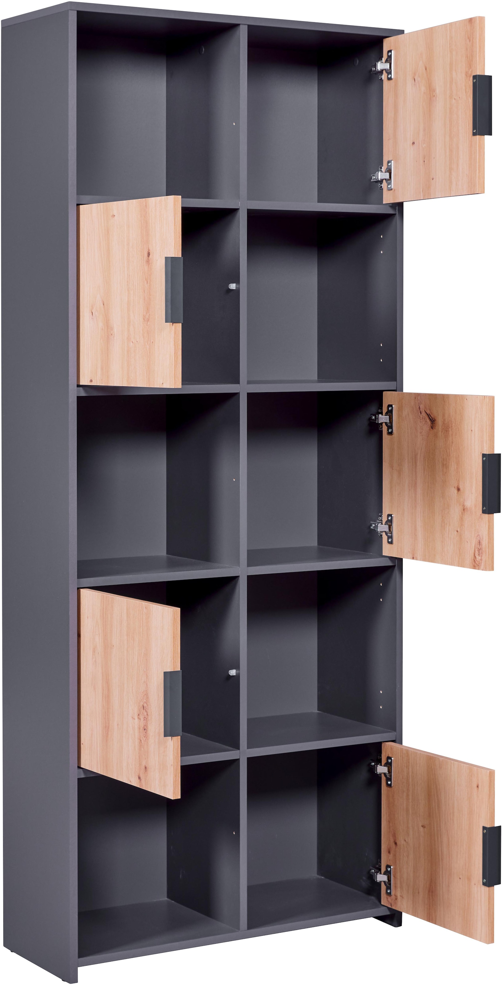 Inter Link Bücherregal »Bücherregal Pepeto« 1 Stk. tlg. Modular, individuelle Gestaltung, BxTxH: ca. 77 x 30 x 185 cm