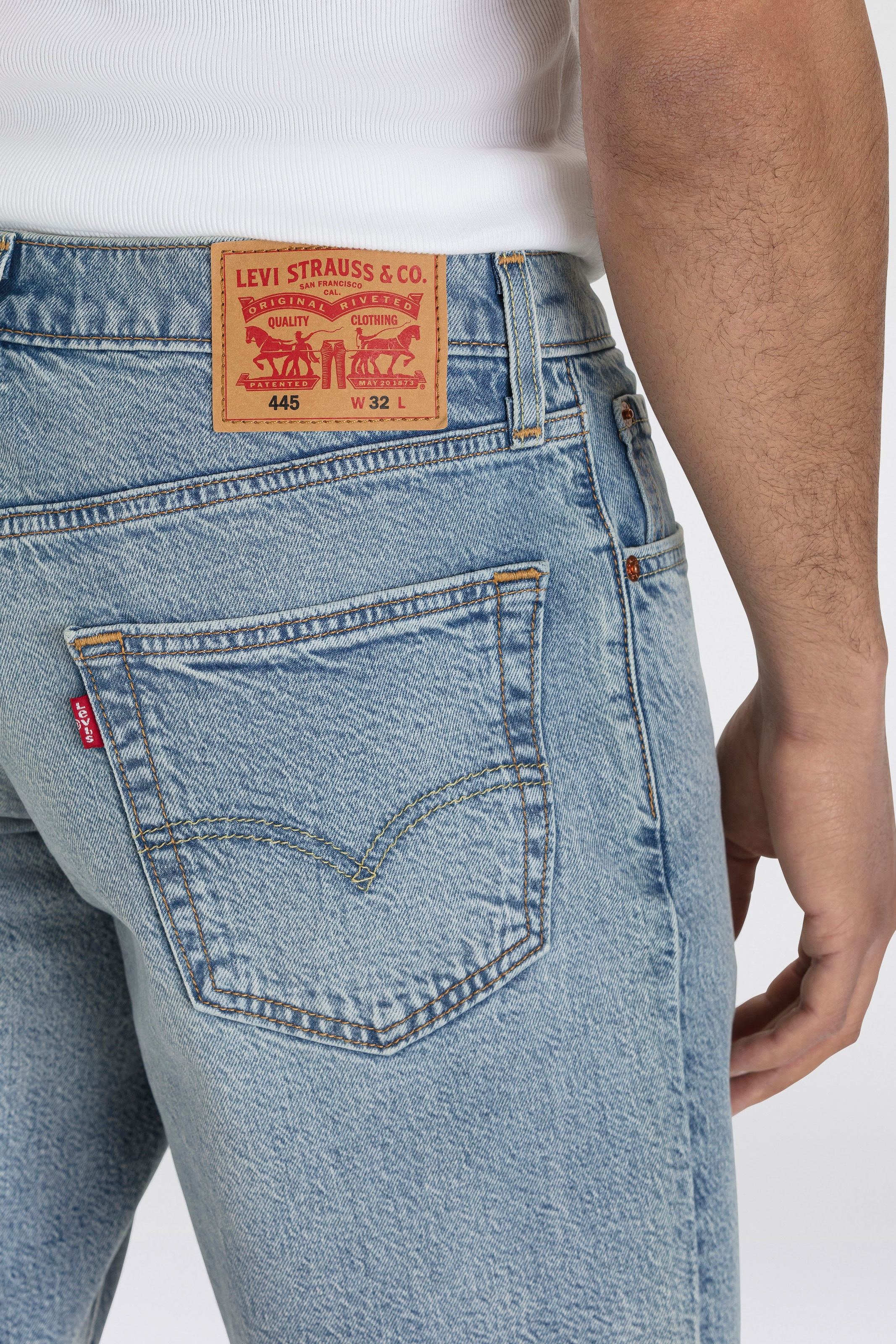 Levi's® Jeansshorts »445 ATHLETIC SHORTS«, mit Stretchanteil