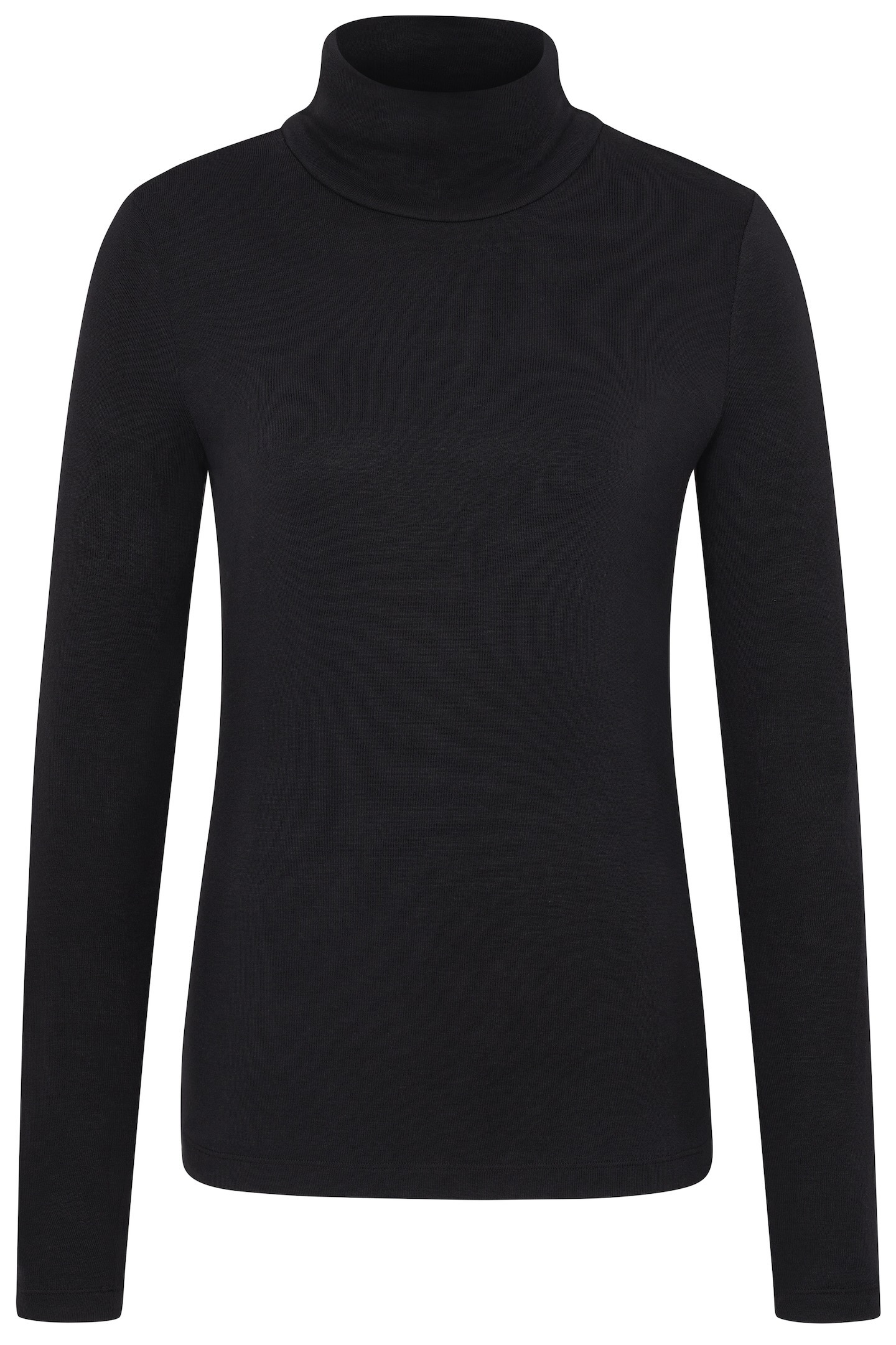 bugatti Langarmshirt, aus elastischer Modalware