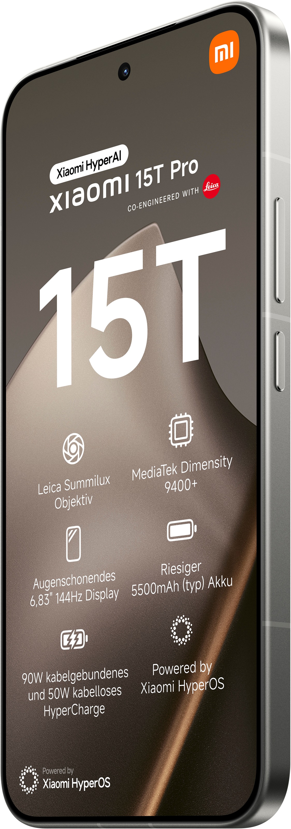 Xiaomi Smartphone »15T Pro 12+512«, grau