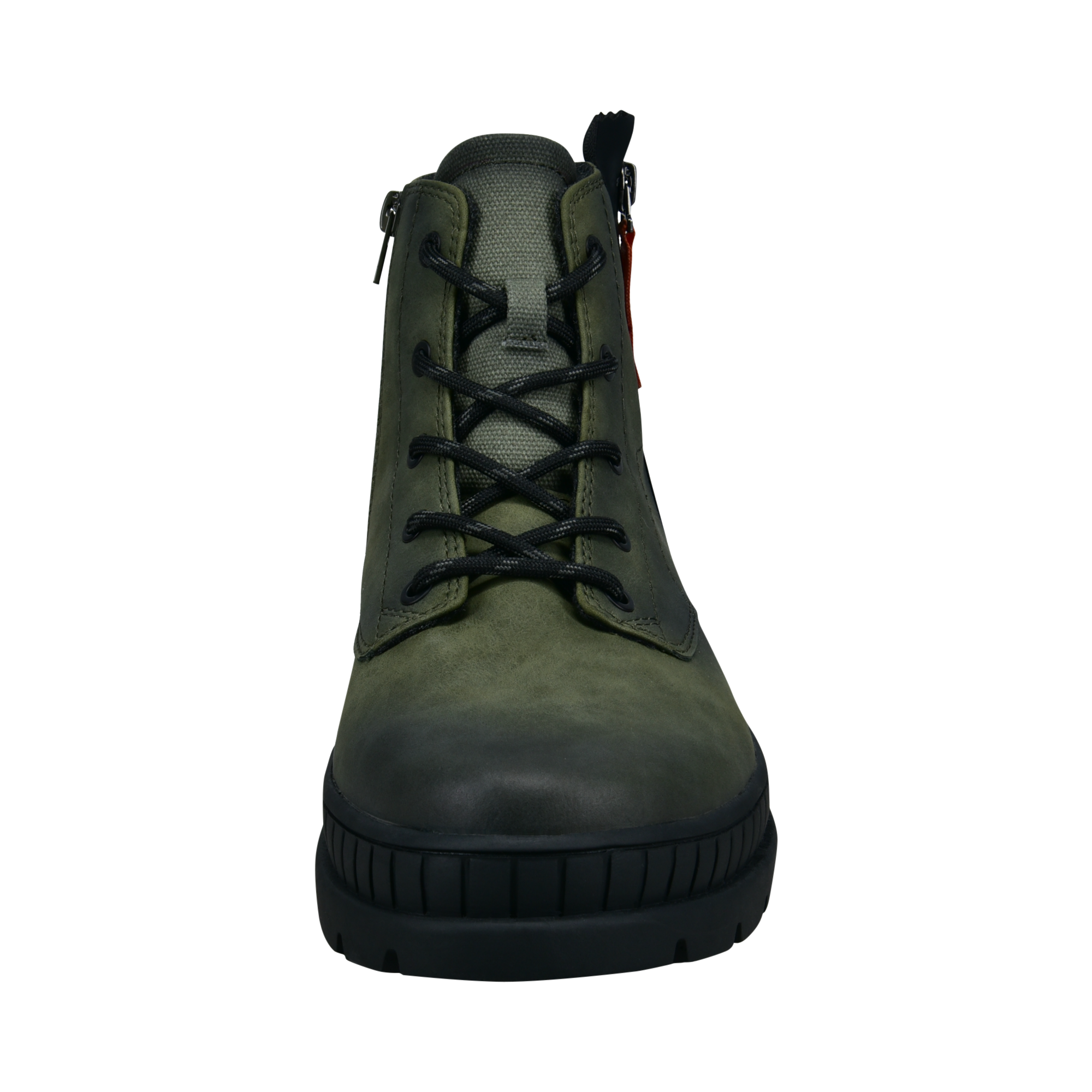 bugatti Schnürboots  Schnürstiefelette, Outdoorboots mit Reißverschluss und Anziehlasche