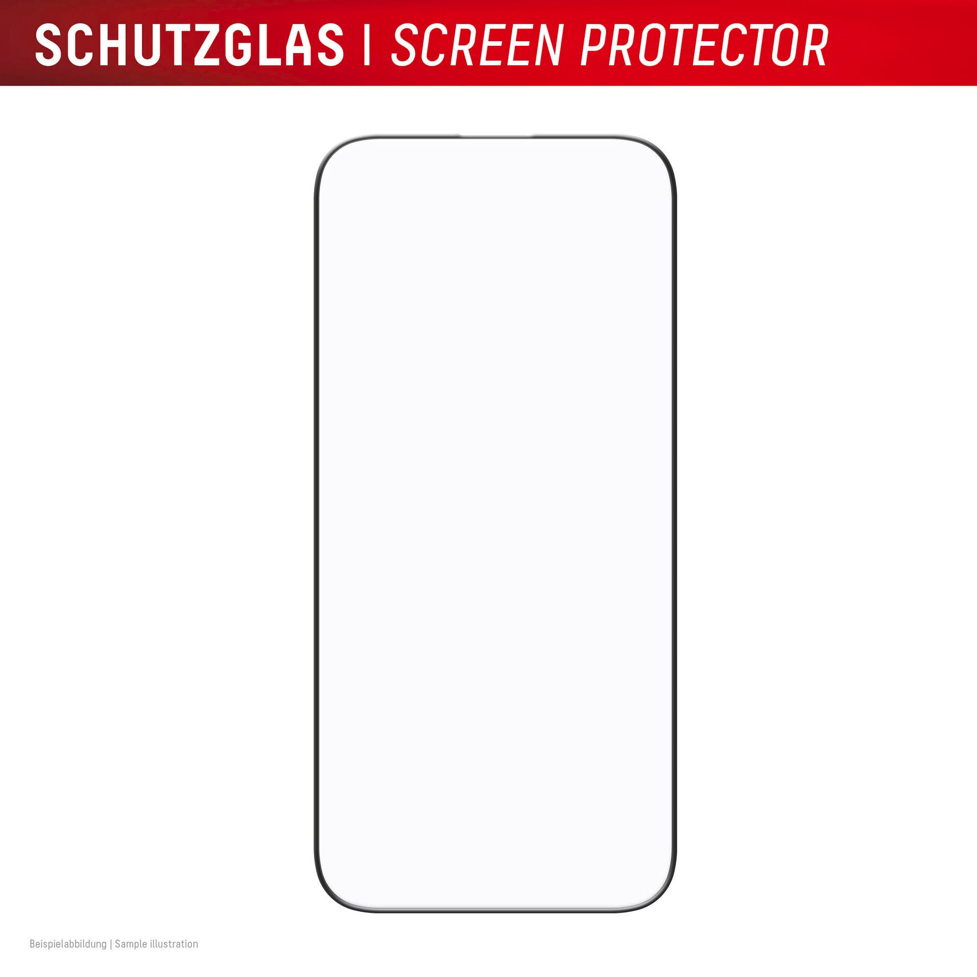 Displex Displayschutzglas »Premium Glass Screen Protector Full Cover« für Apple iPhone Air Displayschutzfolie, Schutzfolie, Bildschirmschutz, kratz- & stoßfest