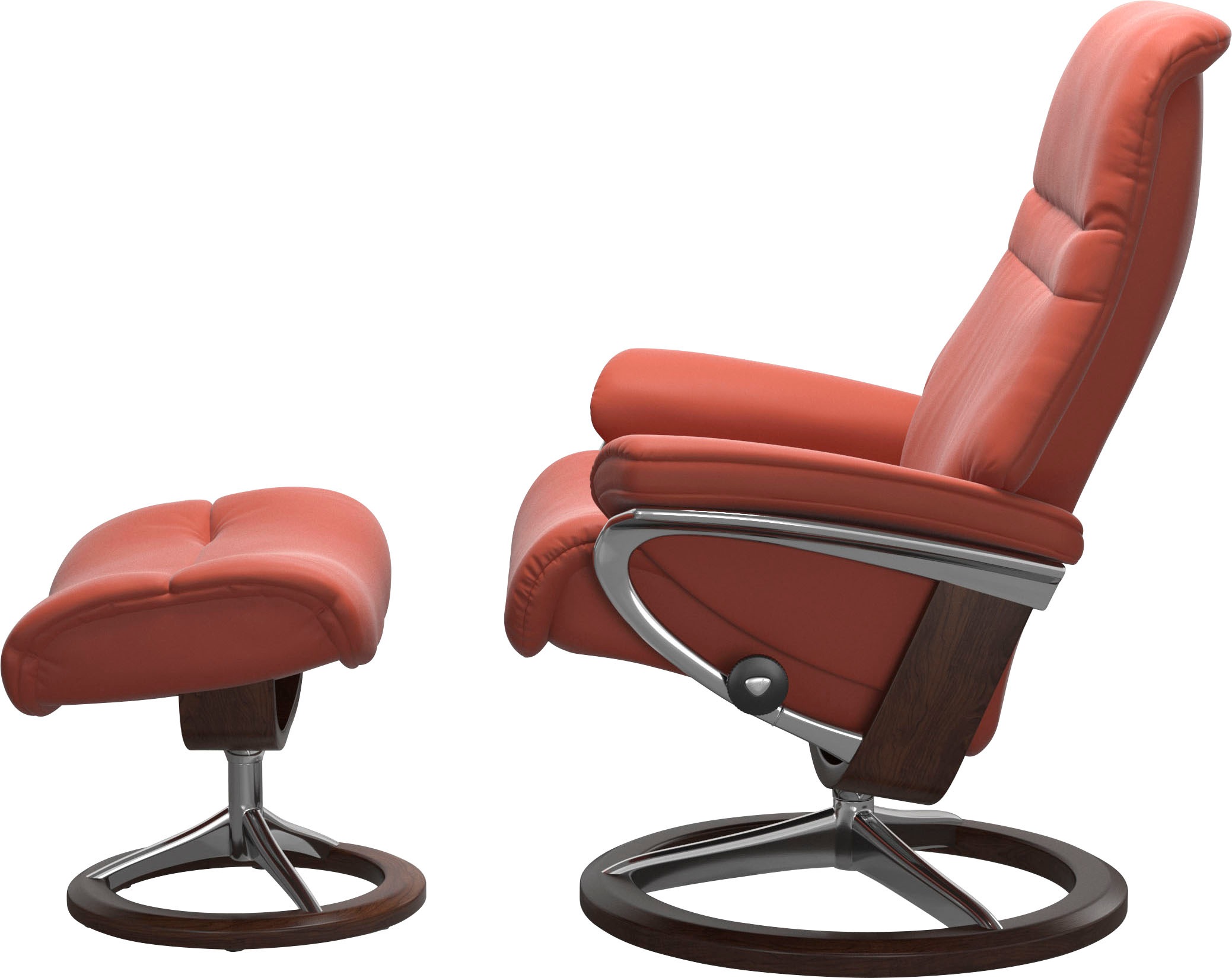 Stressless® Relaxsessel »Sunrise« Relaxsessel mit Hocker,  mit Signature Base, Größe S, Gestell Braun