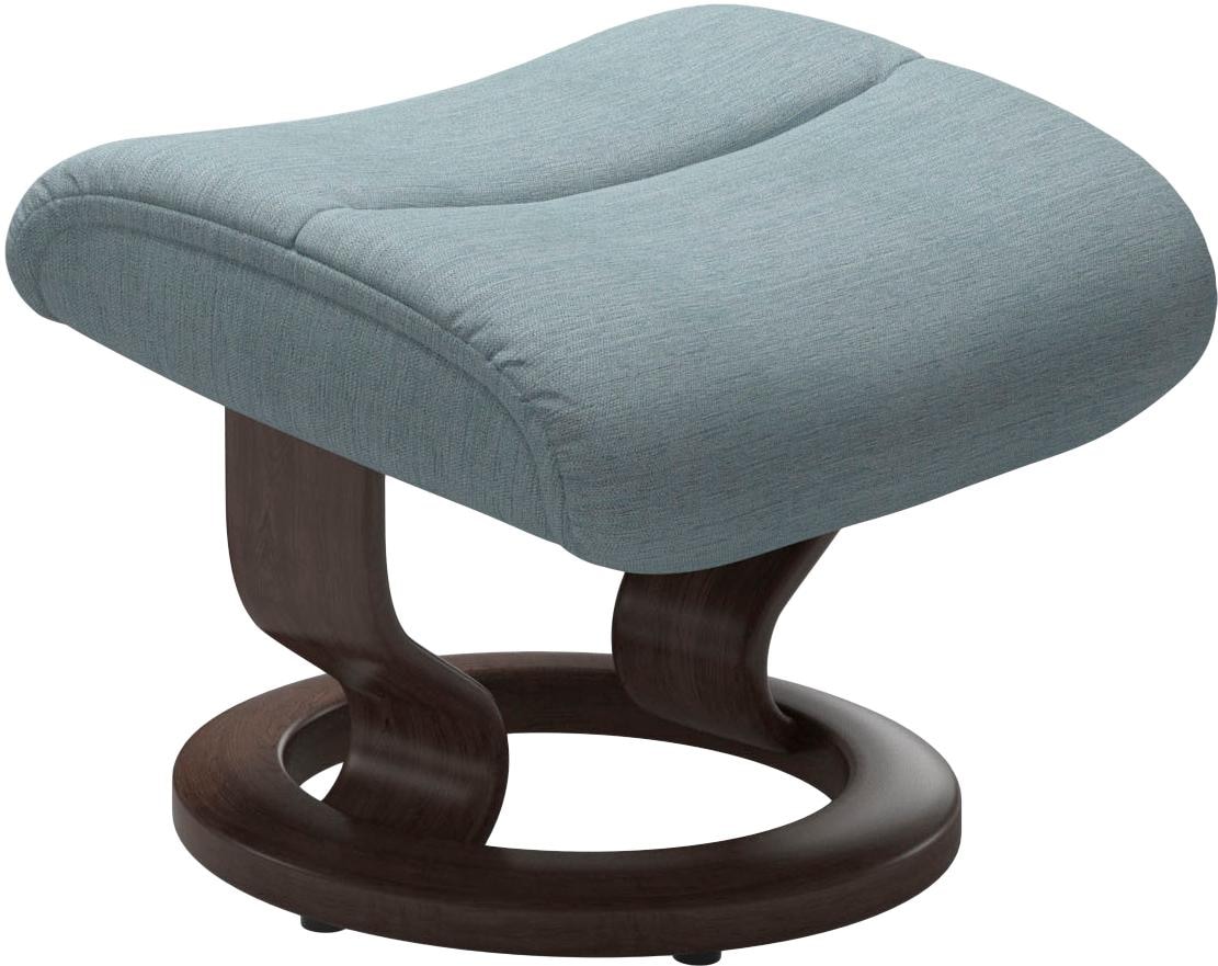 Stressless® Relaxsessel »View«, (Set, Relaxsessel mit Hocker), mit Classic Base, Größe M,Gestell Wenge