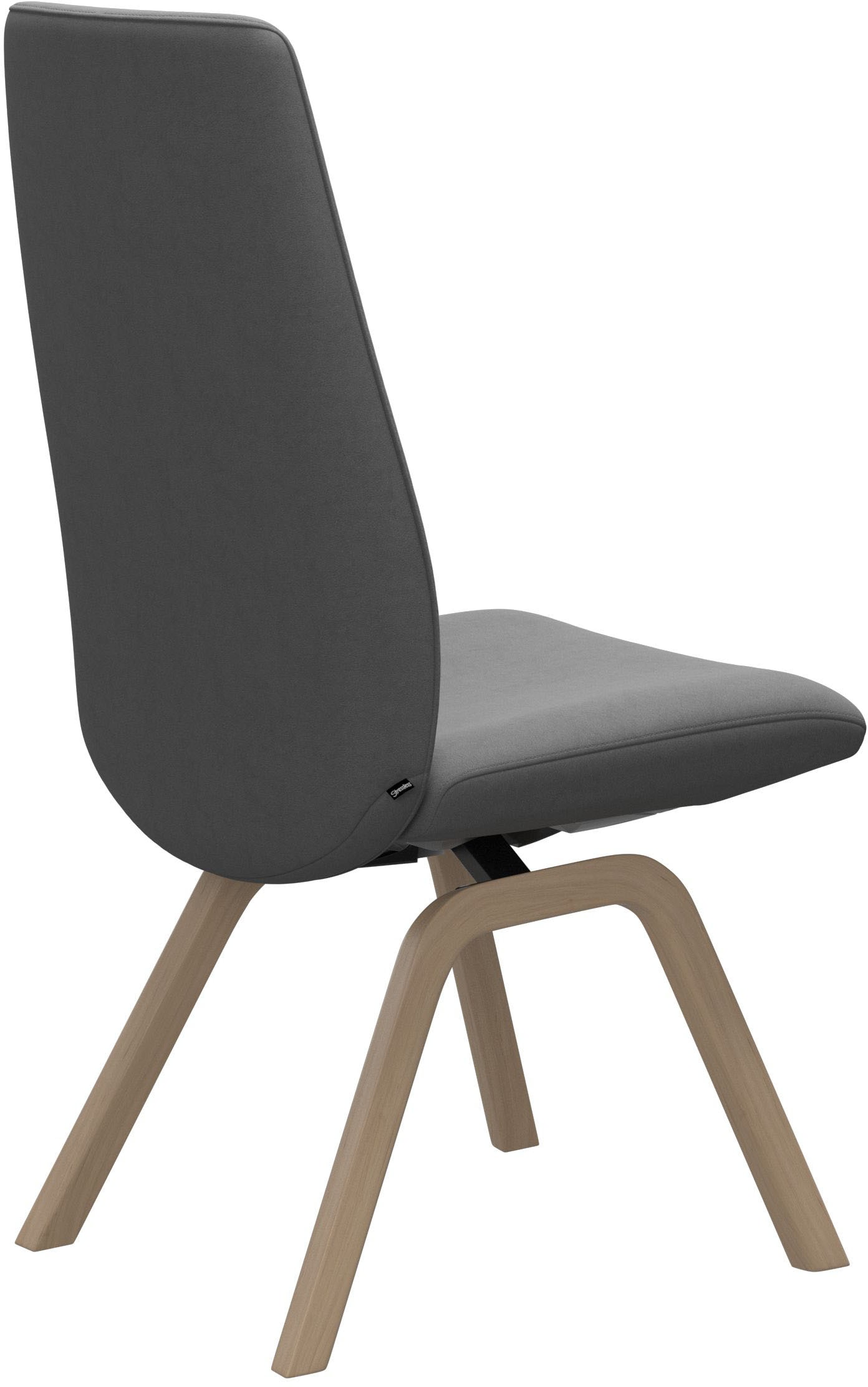 Stressless® Polsterstuhl »Laurel«, Microfaser DINAMICA, High Back, Größe L, mit schräggestellten Beinen in Eiche gekalkt