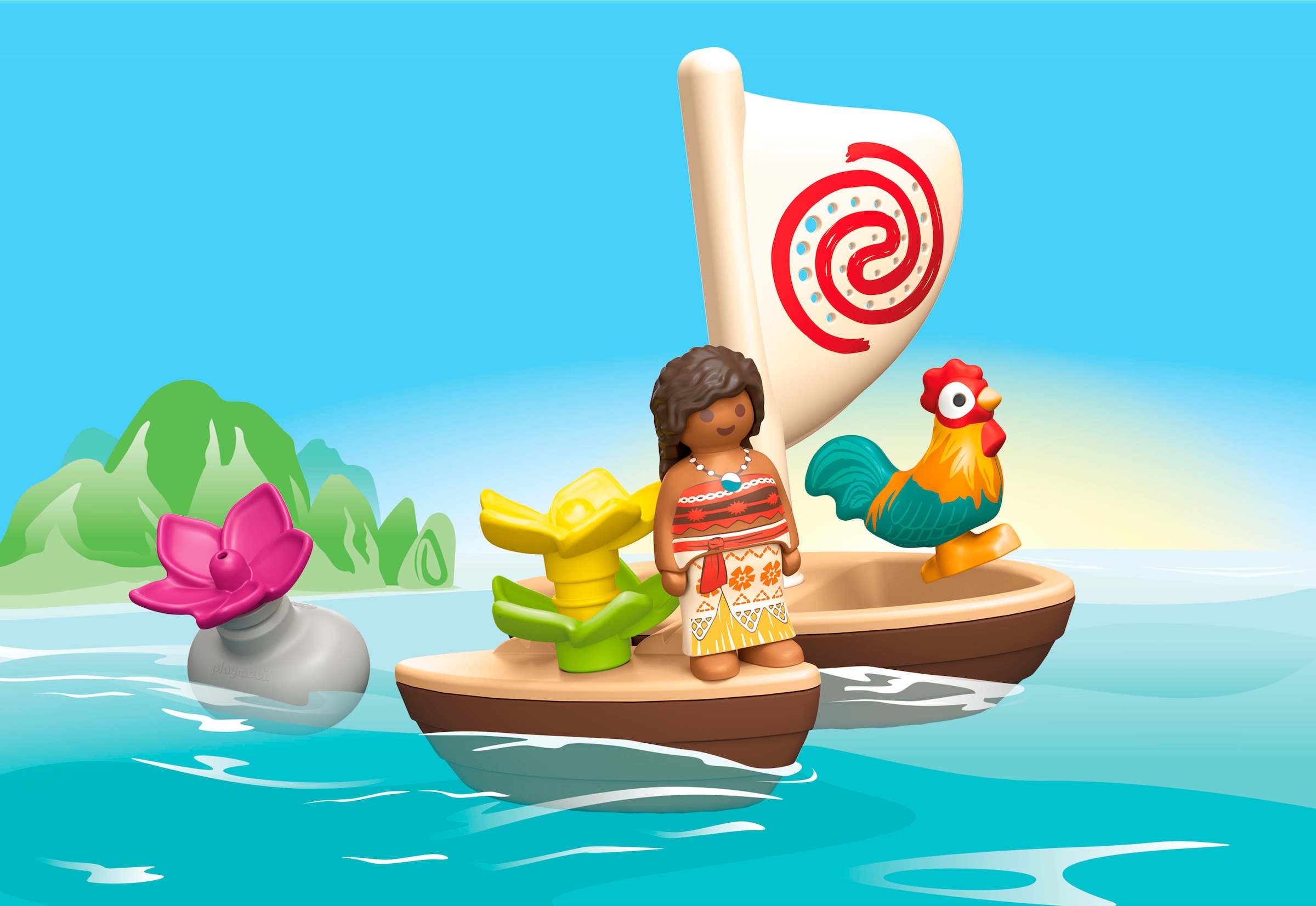 Playmobil® Konstruktions-Spielset »Vaiana Katamaran (71459), JUNIOR & Disney«, (8 St.), Made in Europe