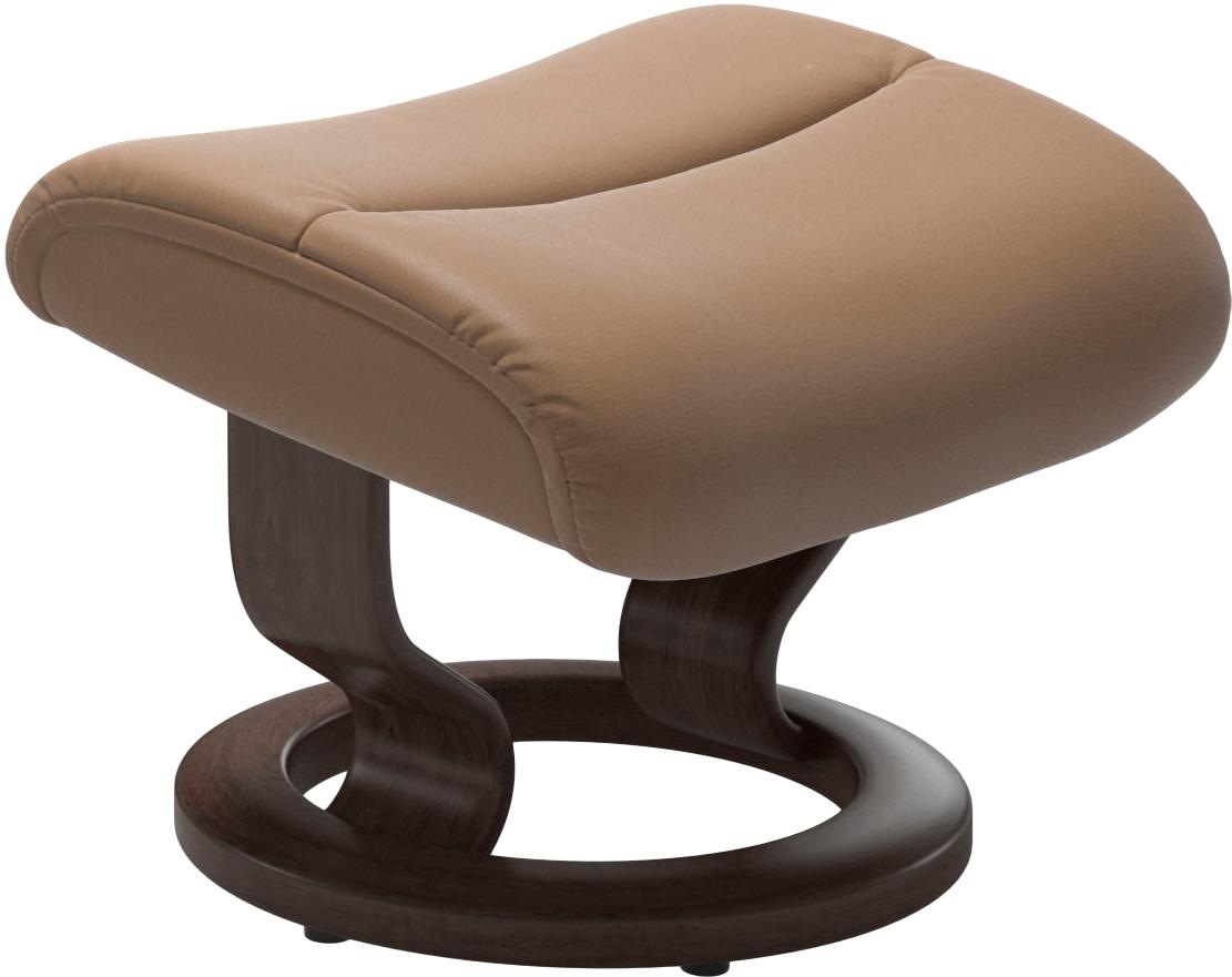 Stressless® Relaxsessel »View«, (Set, Relaxsessel mit Hocker), mit Classic Base, Größe S,Gestell Wenge
