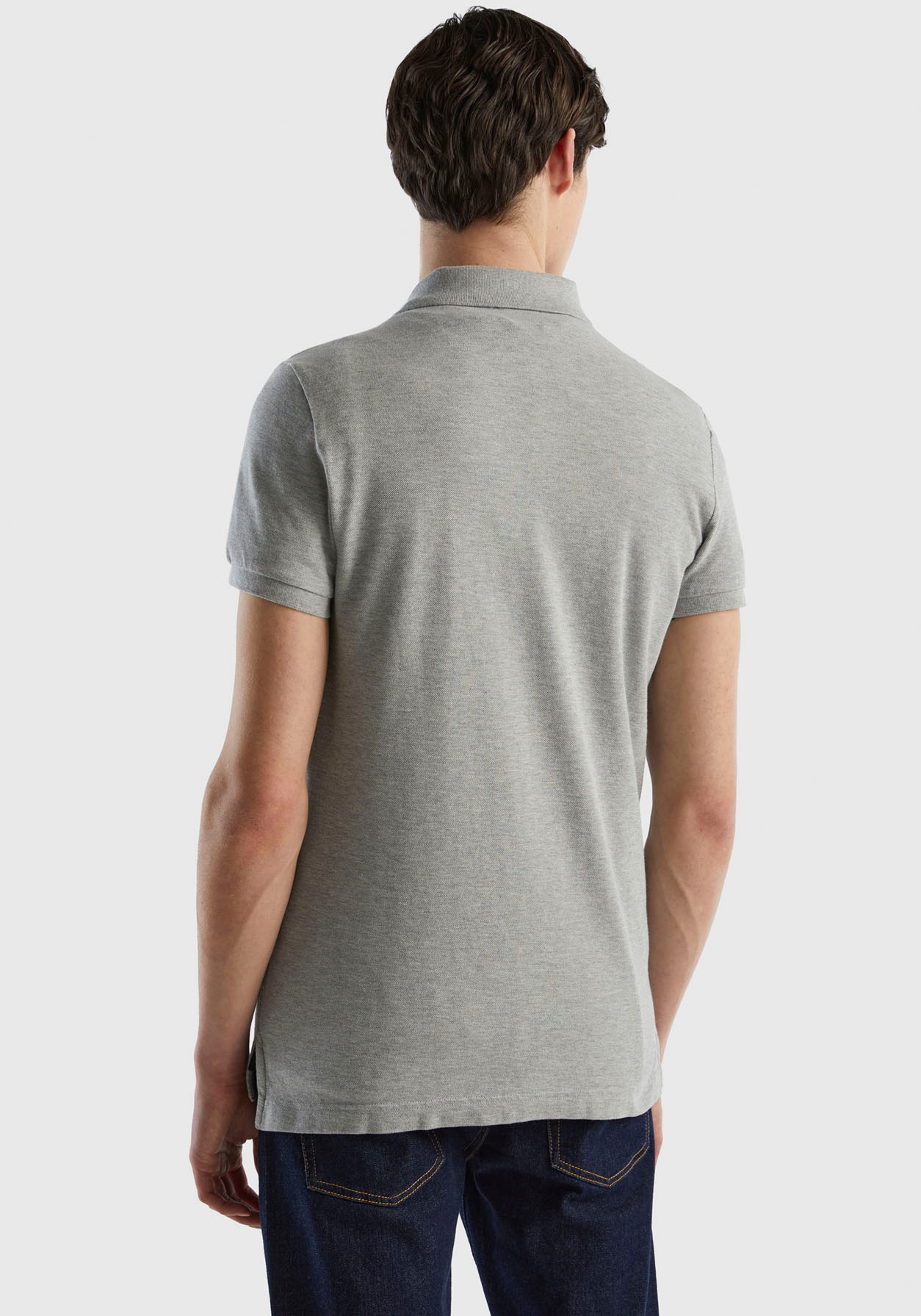 United Colors of Benetton Poloshirt, mit großem Label-Badge