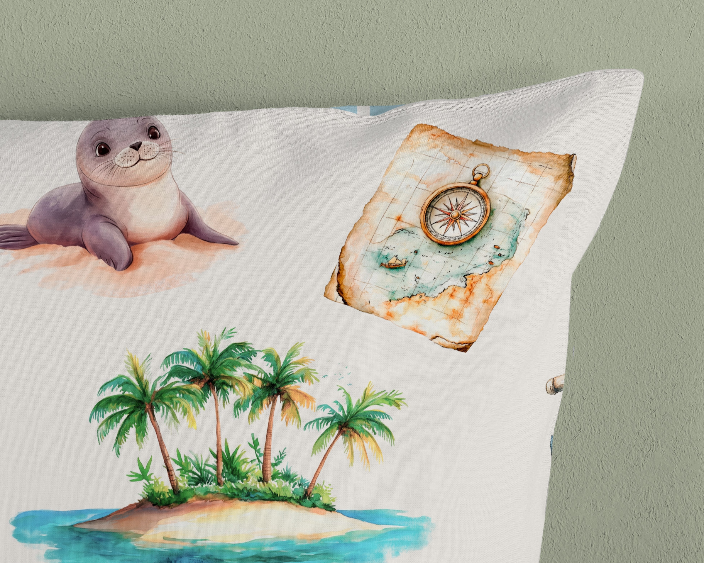 good morning Kinderbettwäsche »Capi« 2 Stk. tlg. Baumwolle, Renforcé, Wendeoptik, Kind, Baby, Maritim, Meer