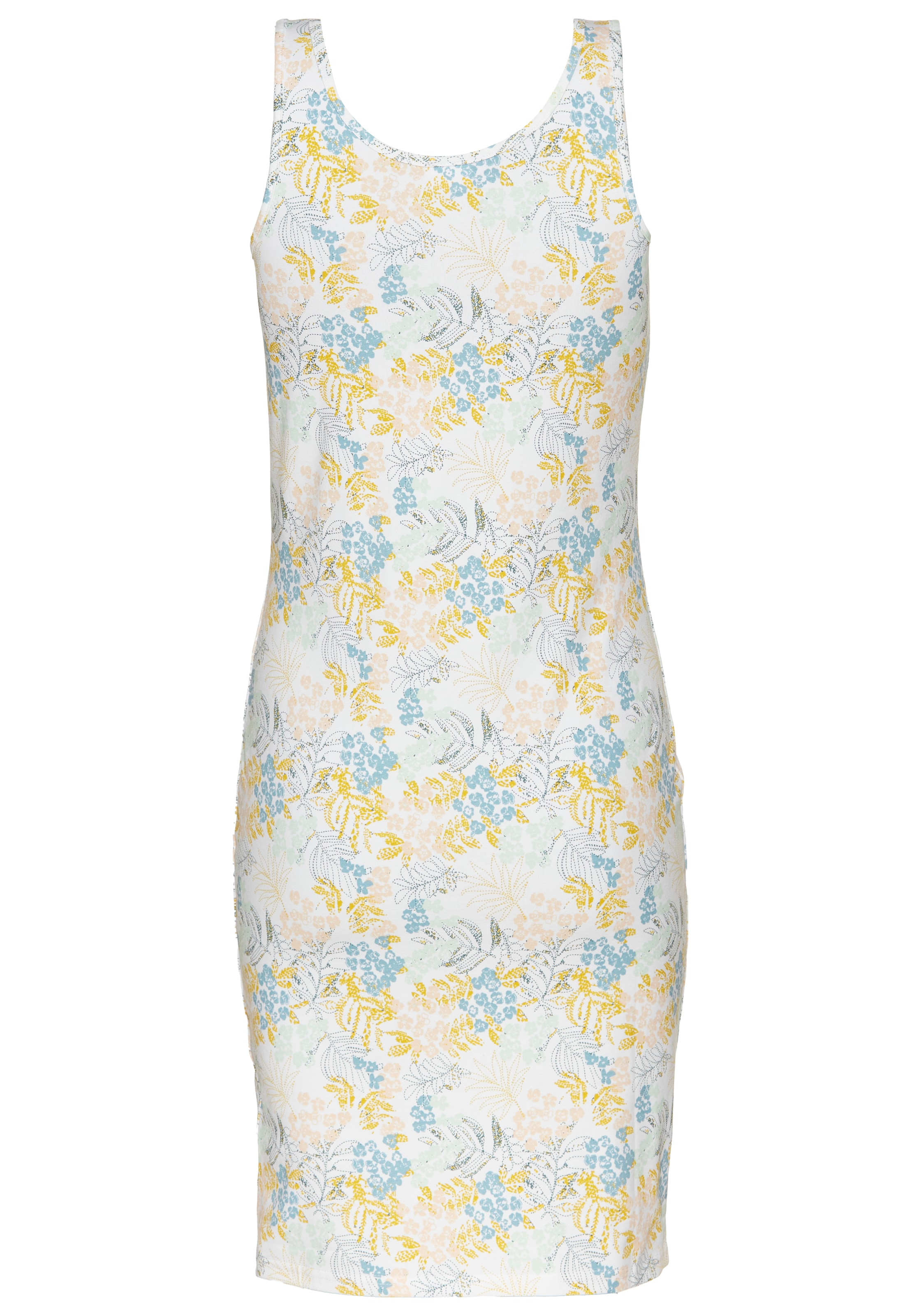 KangaROOS Sommerkleid, (Set, 2 tlg., mit T-Shirt), Set Shirt Kleid mit Blumen