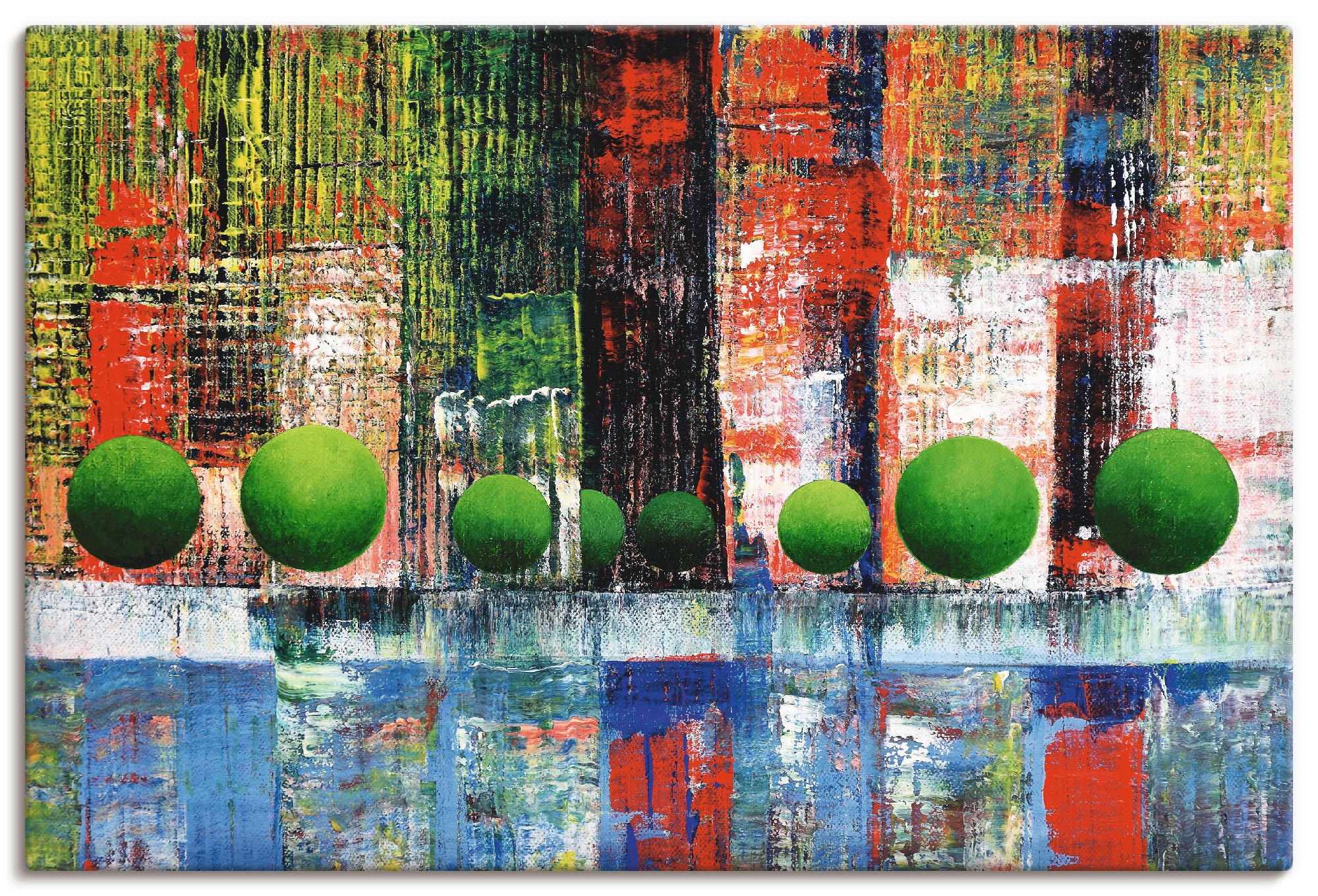 Artland Wandbild »Skyline Vancouver Downtown abstrakt«, Kanada, (1 St.), al günstig online kaufen