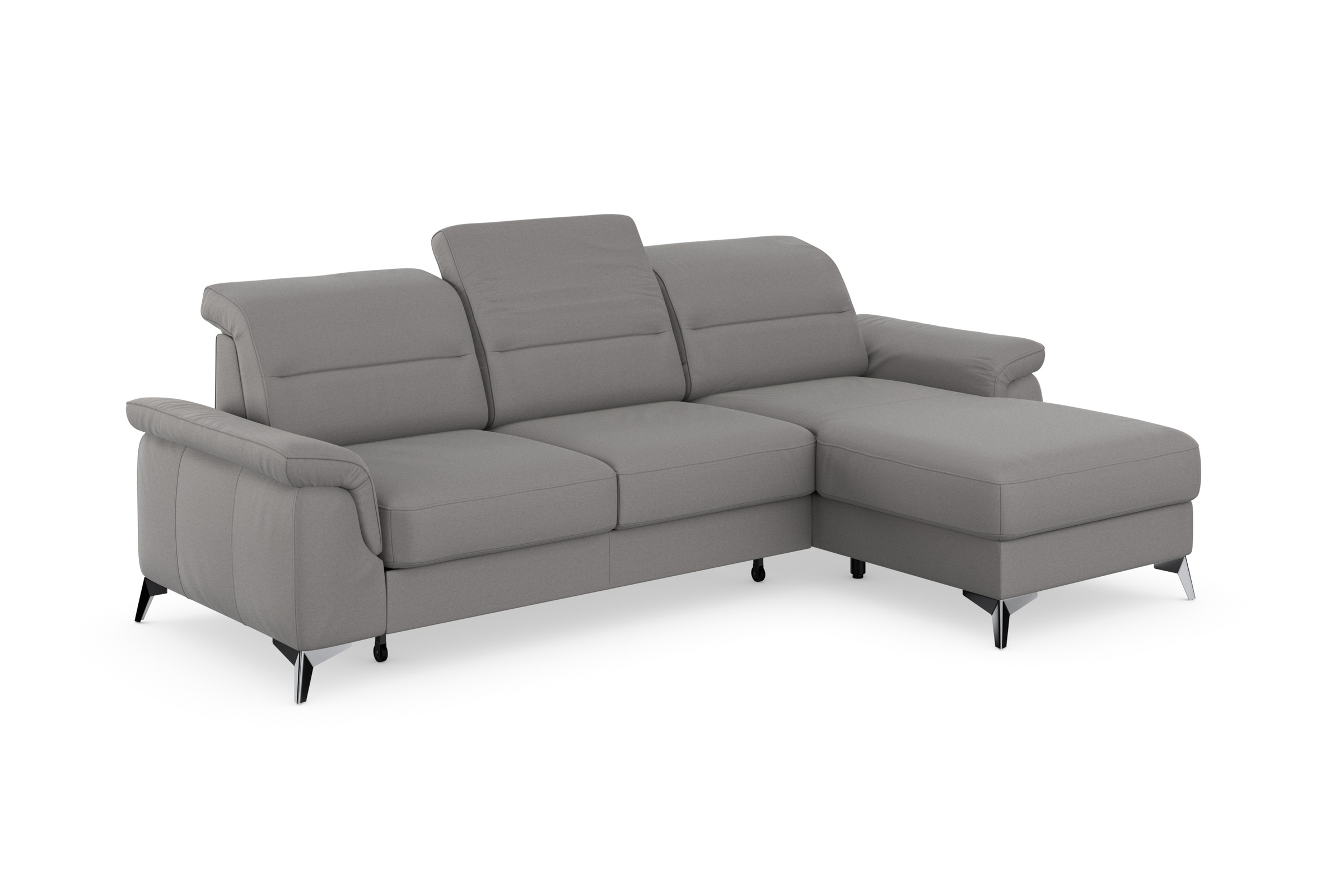sit&more Ecksofa »Sinatra L-Form«, mit Recamiere, optinal mit Kopfteilverstellung und Armteilfunktion