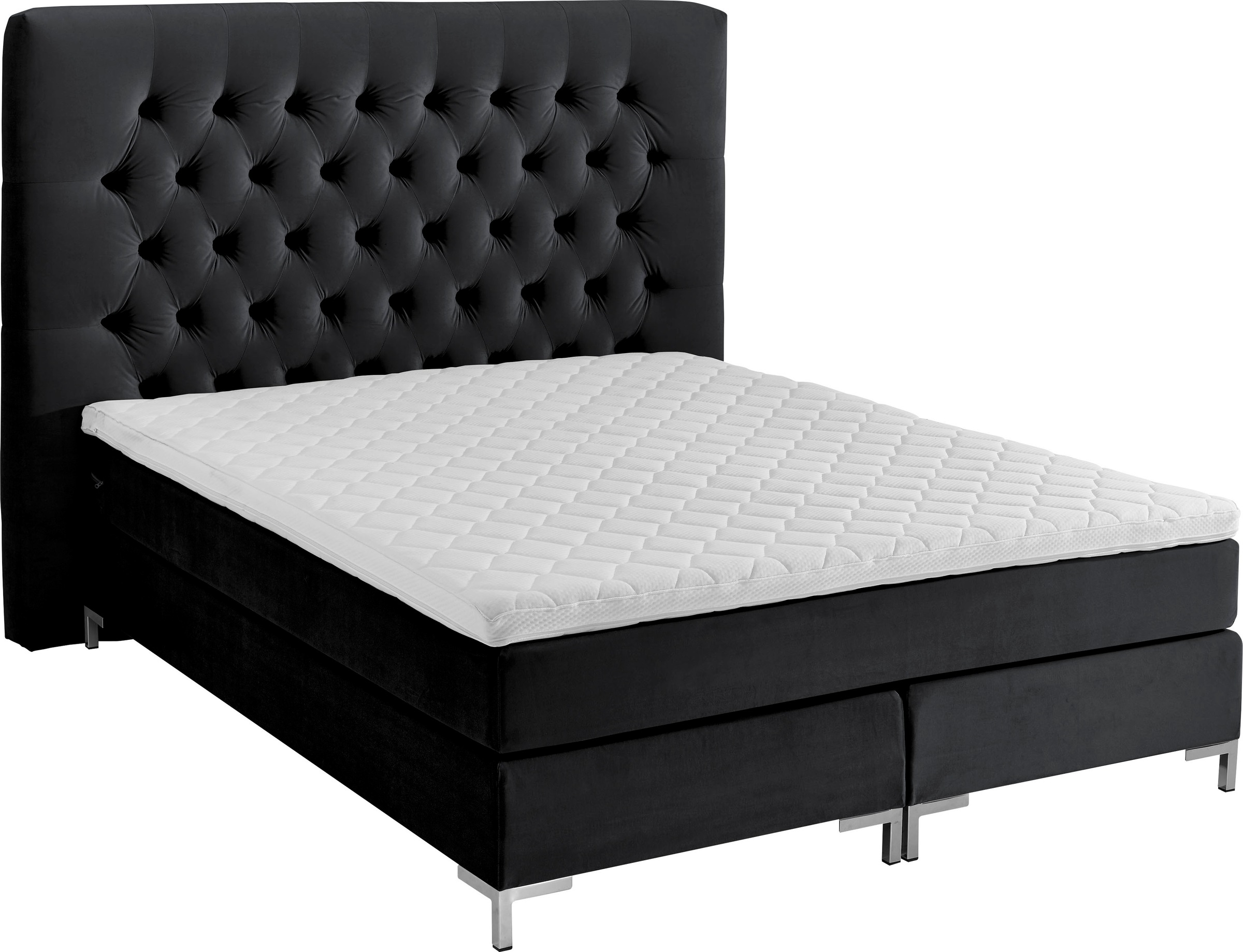 ATLANTIC home collection Boxspringbett »Ronja«, mit Topper und extra hohem günstig online kaufen