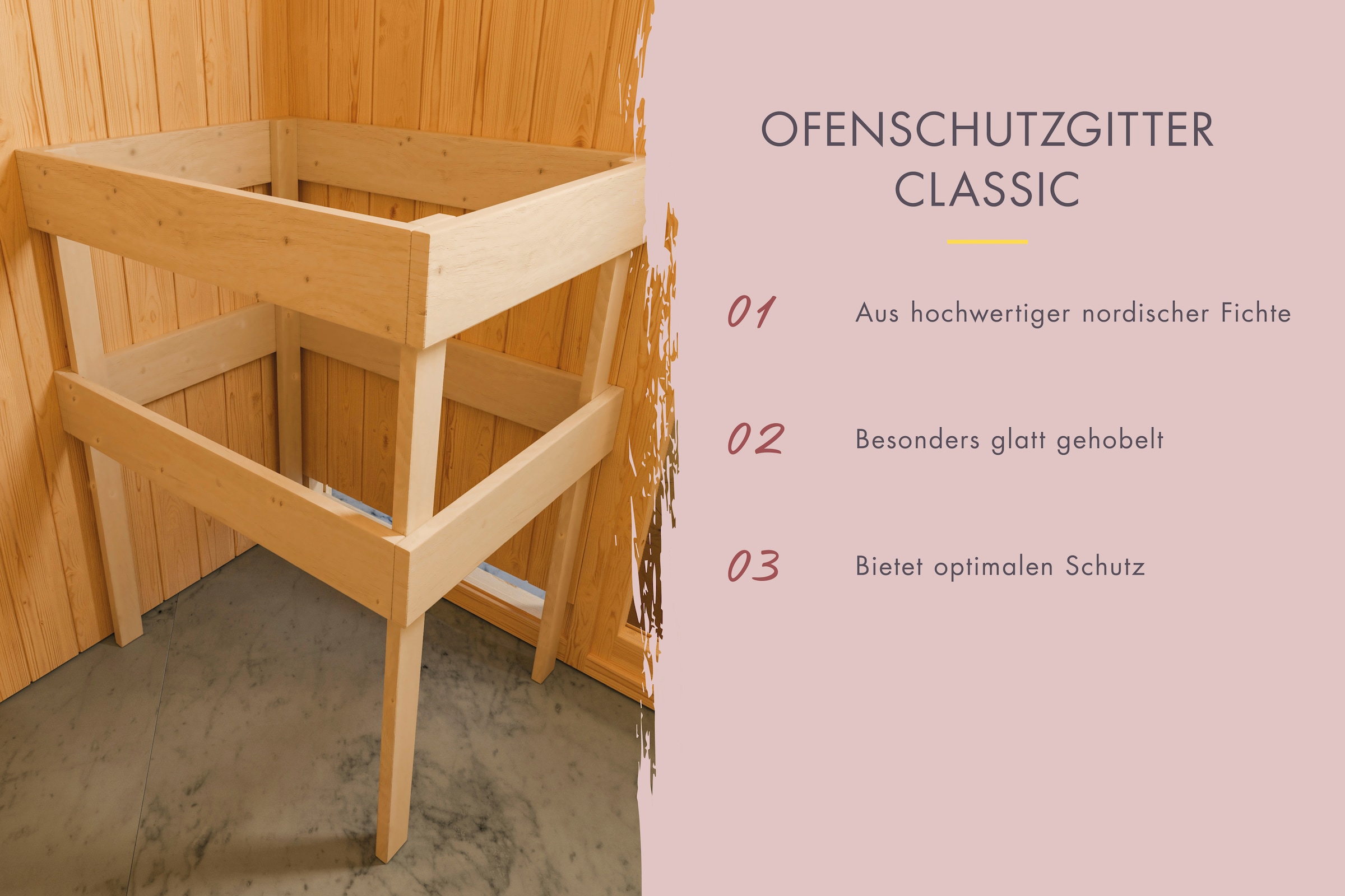 Karibu Saunahaus »»Armin 2« naturbelassen«, in verschiedenen Ausführungen erhältlich