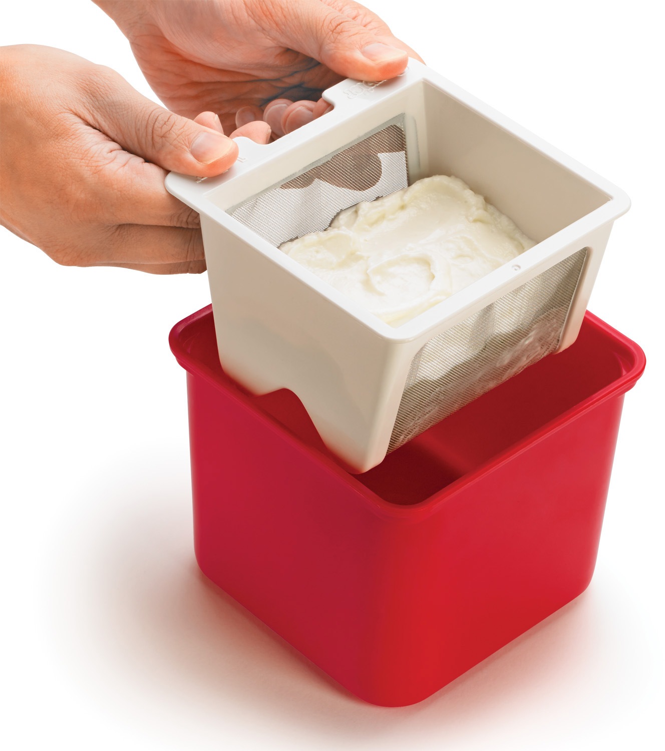 Cuisipro Aufbewahrungssystem, (Set, 2 tlg.), (Joghurt- und Frischkäsebereiter), spülmaschinengeeignet