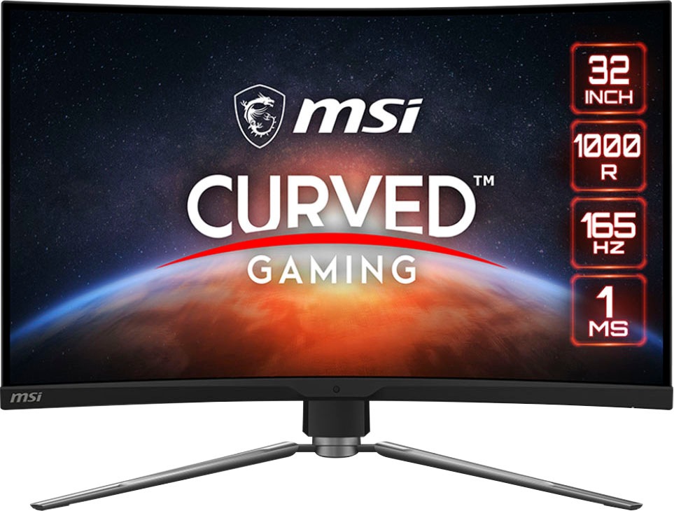 MSI Curved-Gaming-Monitor »MPG ARTYMIS 323CQR«, 80 cm/31,5 Zoll, 2560 x 1440 px, WQHD, 1 ms Reaktionszeit, 165 Hz