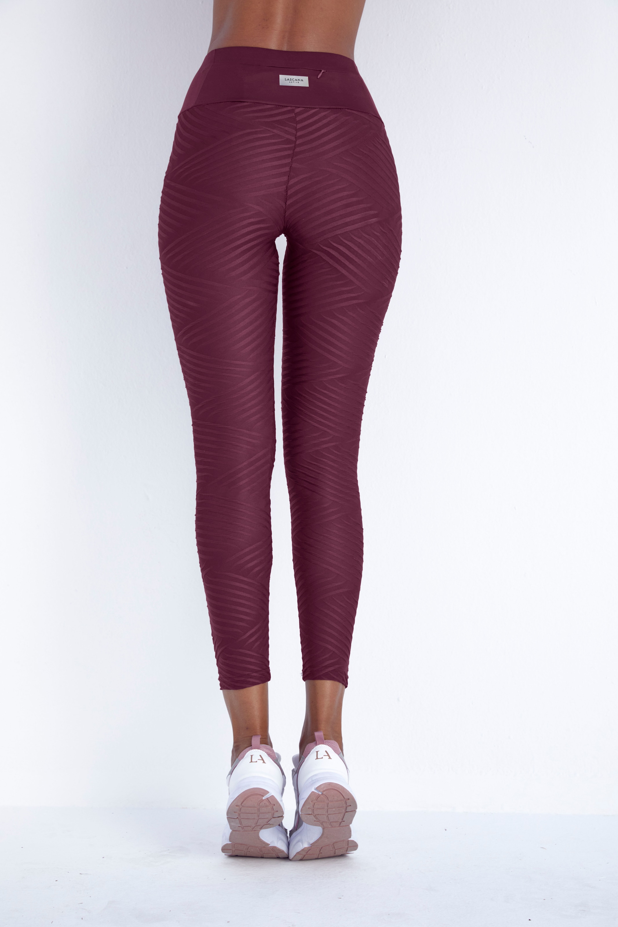 LASCANA ACTIVE Leggings, Sportleggings mit 3D-Struktur