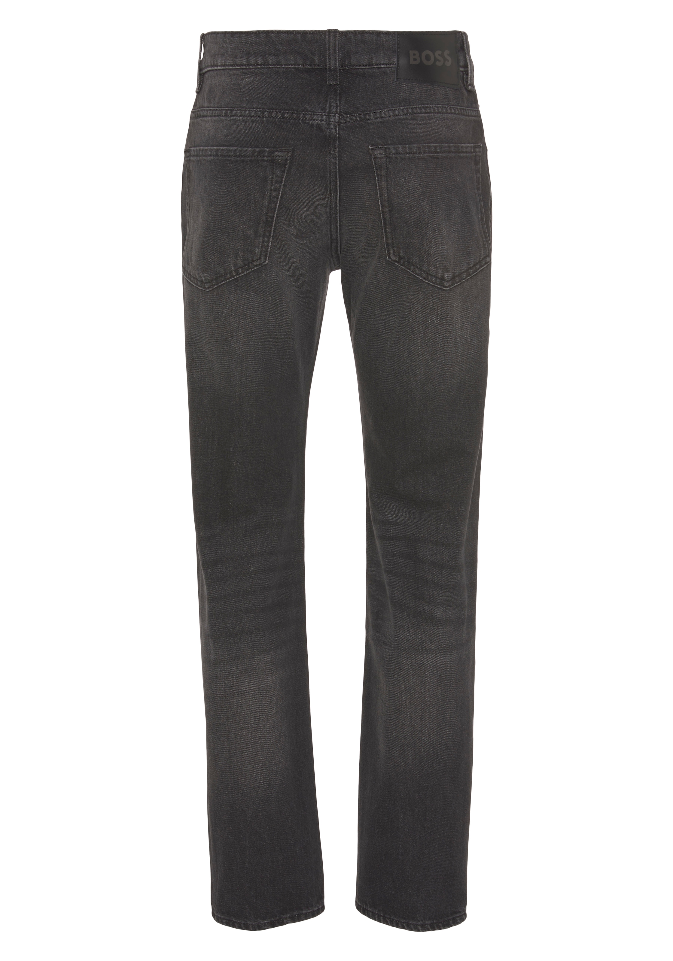 BOSS ORANGE Straight-Jeans »Maine BC«, mit BOSS Leder-Badge