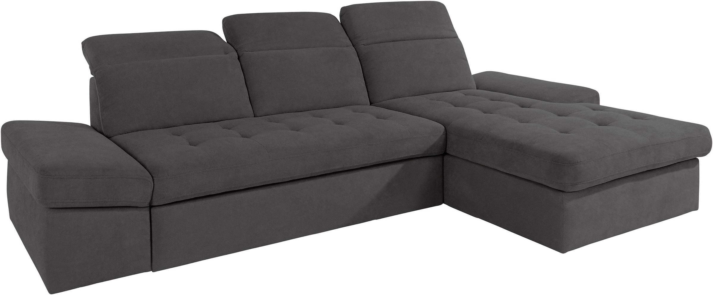 sit&more Ecksofa »Stardust L-Form«, wahlweise mit Bettfunktion und Bettkasten