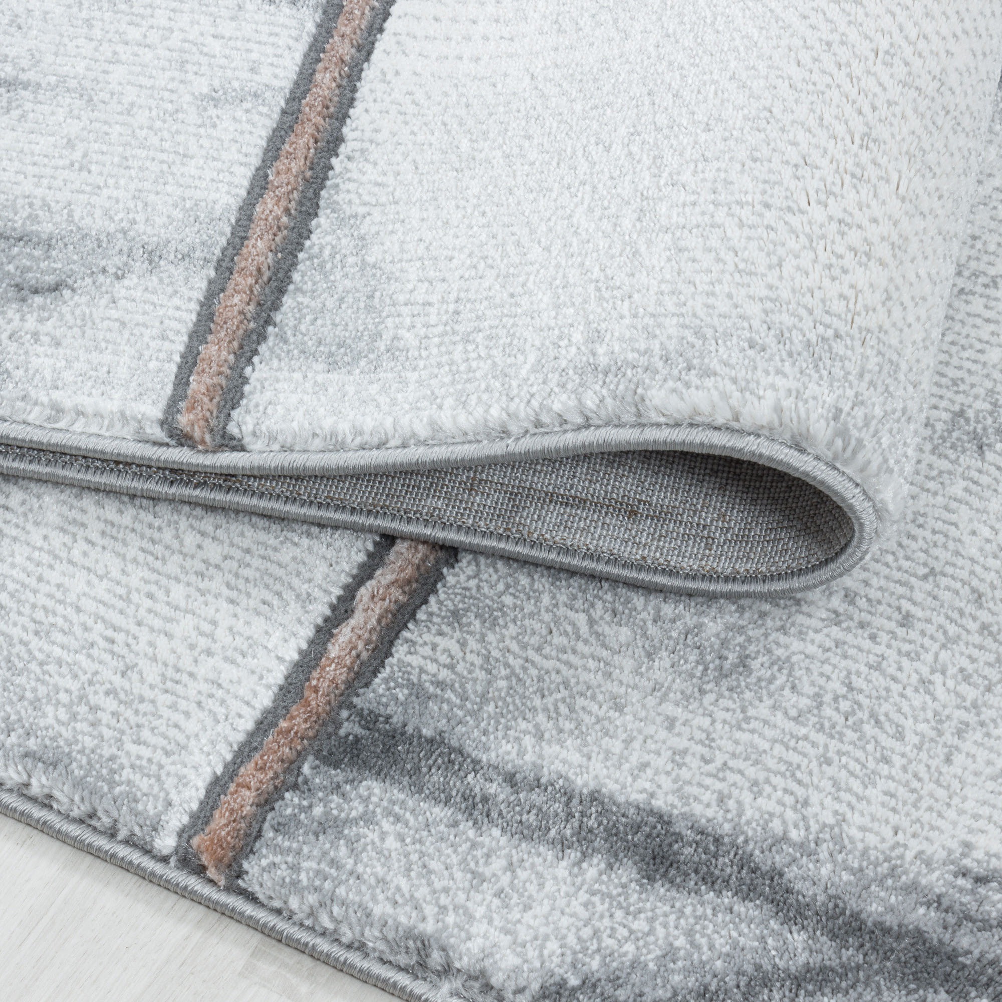 Ayyildiz Teppiche Teppich »NAXOS 3816«, rechteckig, 12 mm Höhe, Läufer, Marmor Optik, Kurzflor, Wohnzimmer