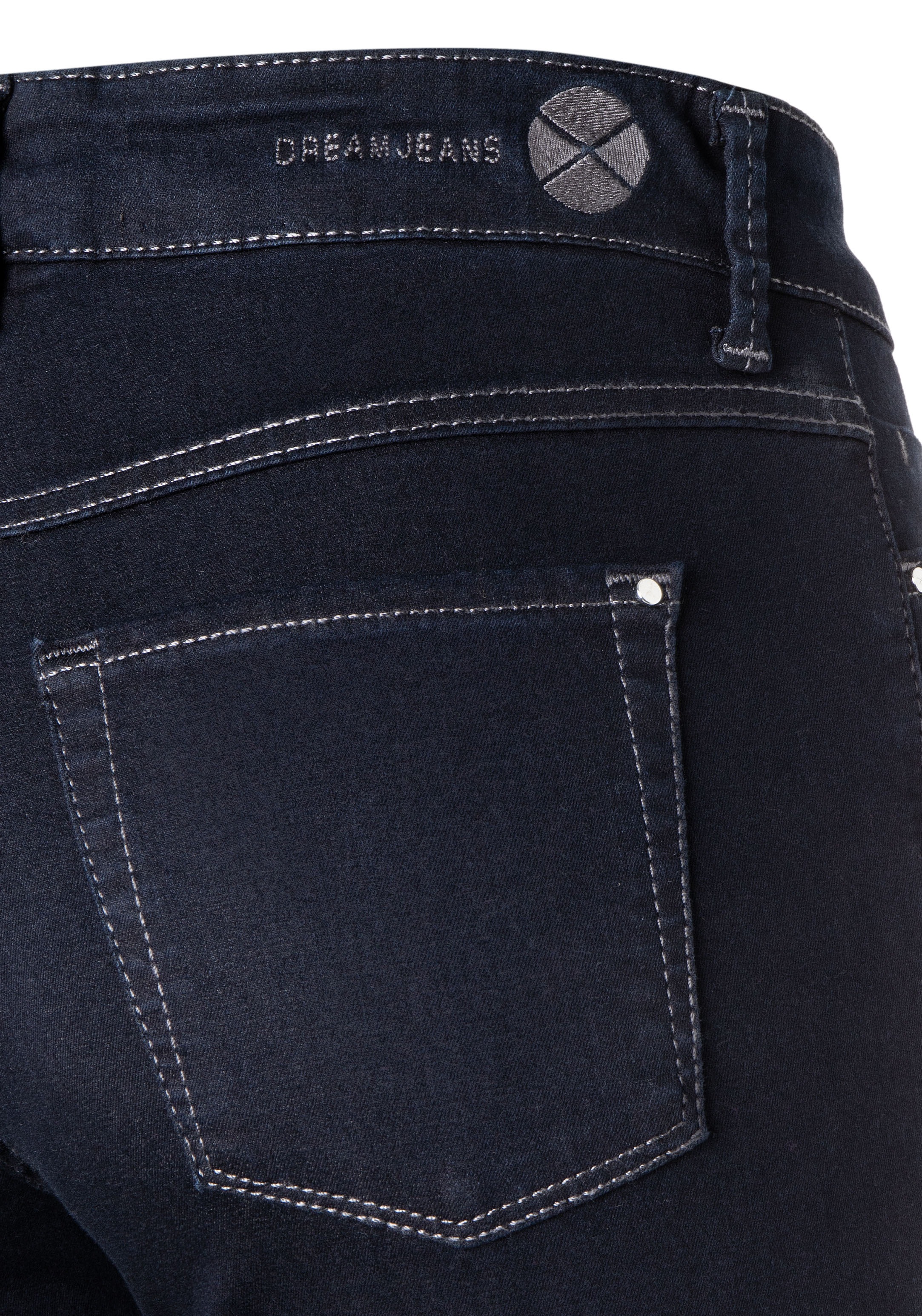 MAC 7/8-Jeans »Dream Chic«, verkürzte Form mit Reißverschluss