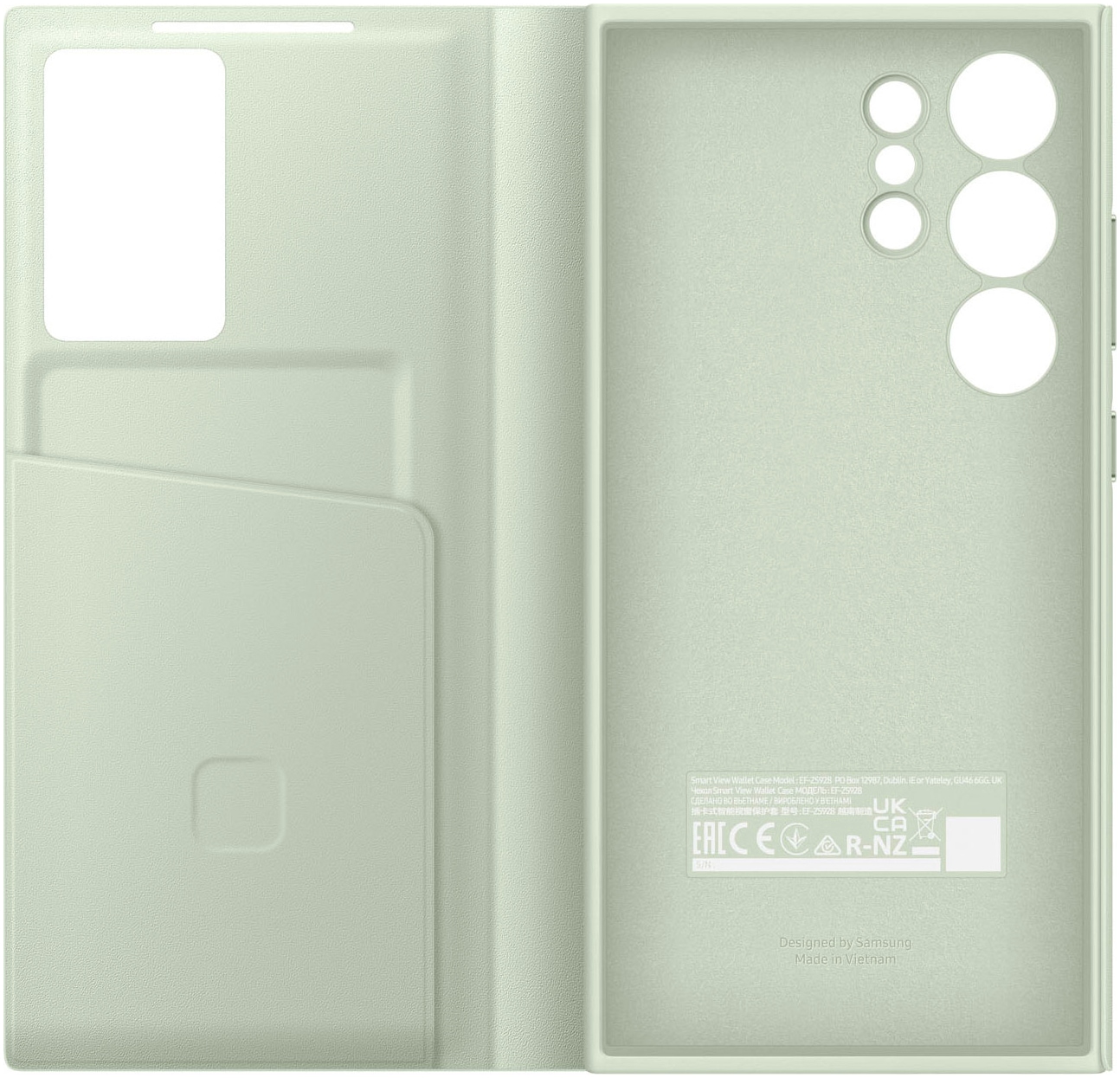 3. Bild von Samsung Handyhülle »Smart View Wallet Case Galaxy S24 Ultra«, Schutz, griffig und stylisch