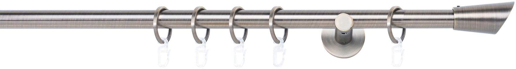 mydeco Gardinenstange »20mm Rag Wandträger 6,5 cm«, 1 läufig-läufig, Fixmaß günstig online kaufen