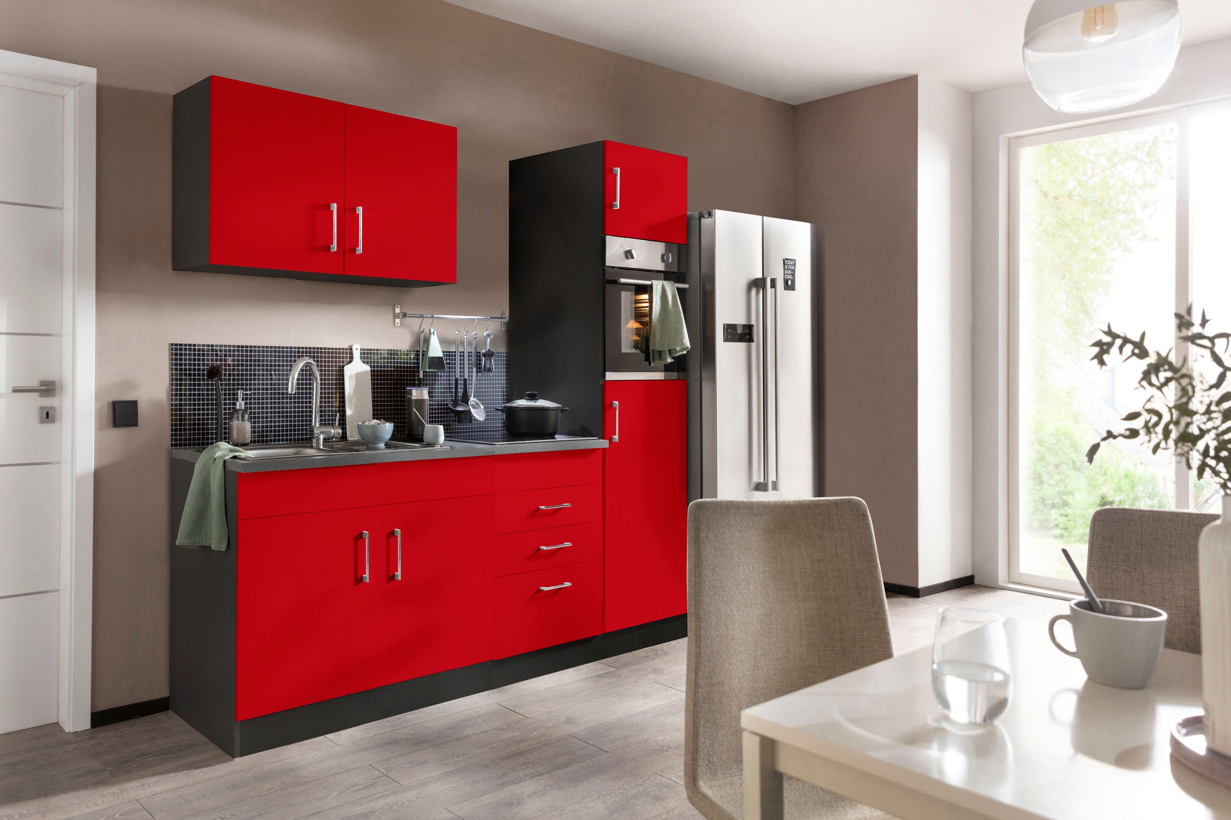 KOCHSTATION Küchenzeile »KS-Paris – Küchen mit einzigartigen Fotomotiven au günstig online kaufen