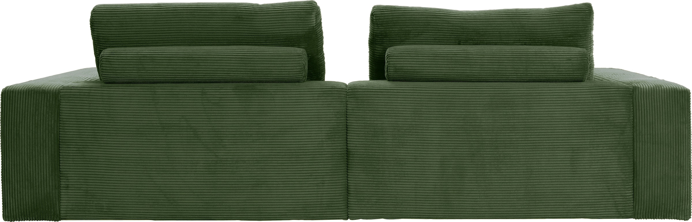 alina Big-Sofa »Sandy«, 296 cm breit und 98 cm tief, in modernem Cordstoff