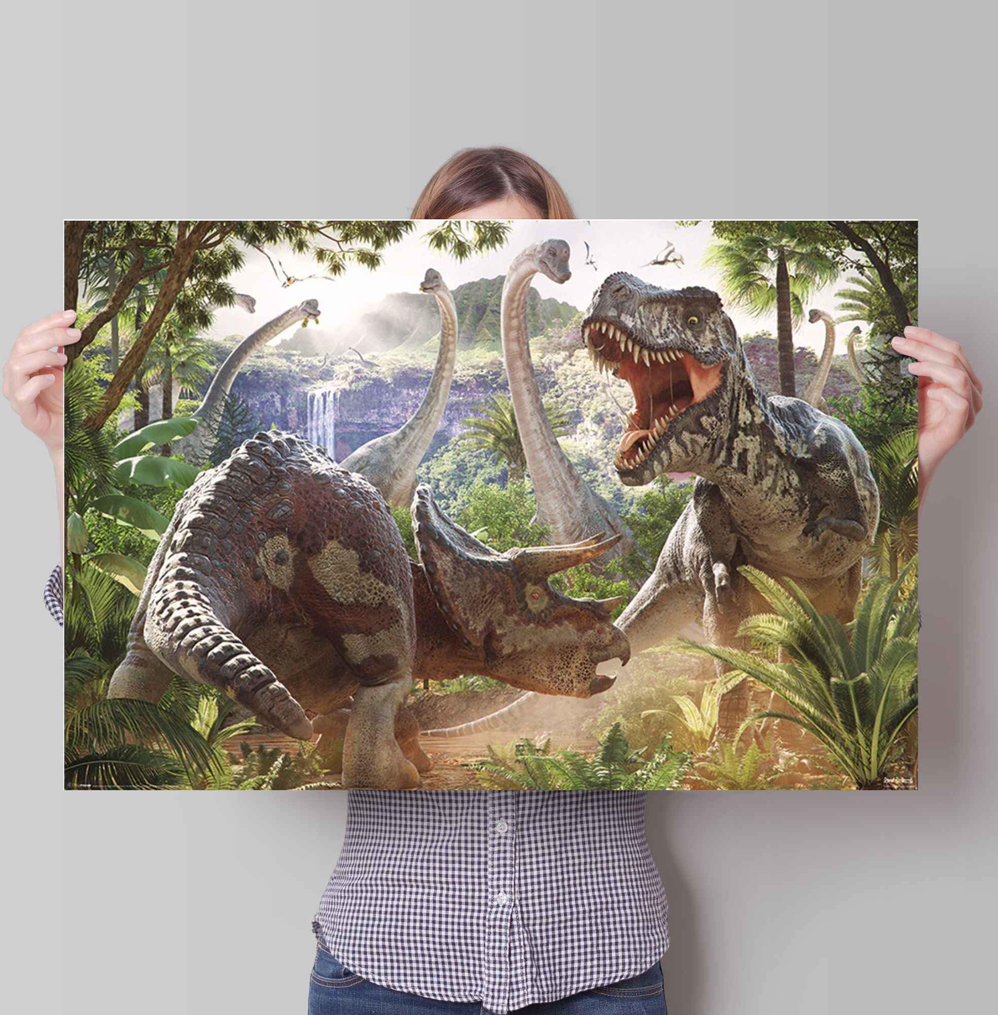 Reinders! Poster »Poster Kampf der Dinosaurier«, Dinosaurier, (1 St.)  online bestellen