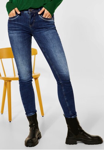STREET ONE Slim-fit-Jeans »Style York«, mit modischen Details kaufen