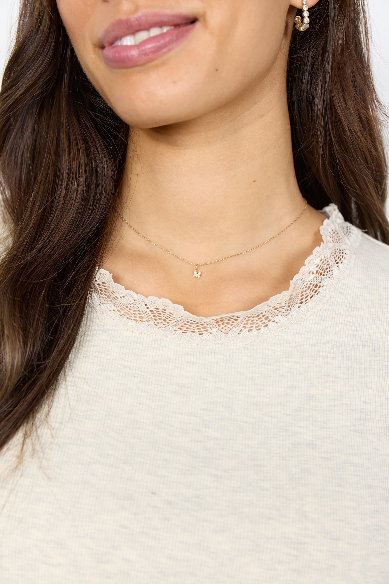 soyaconcept Langarmshirt »SC-CHANILLA 5« Baumwollmischung, Spitze