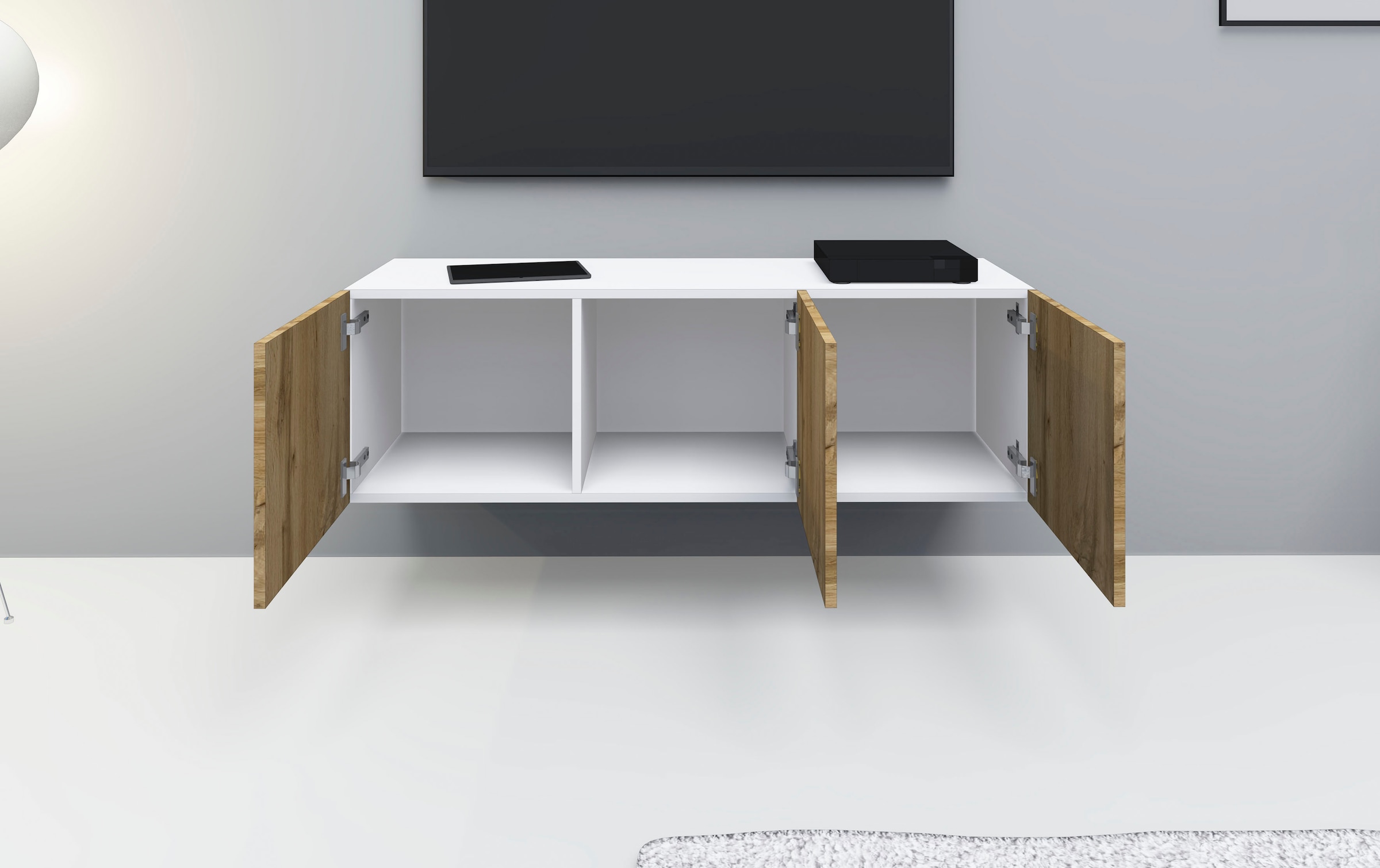 borchardt Möbel Lowboard kaufen »Vaasa«, cm, 114 auf Breite nur hängend Raten