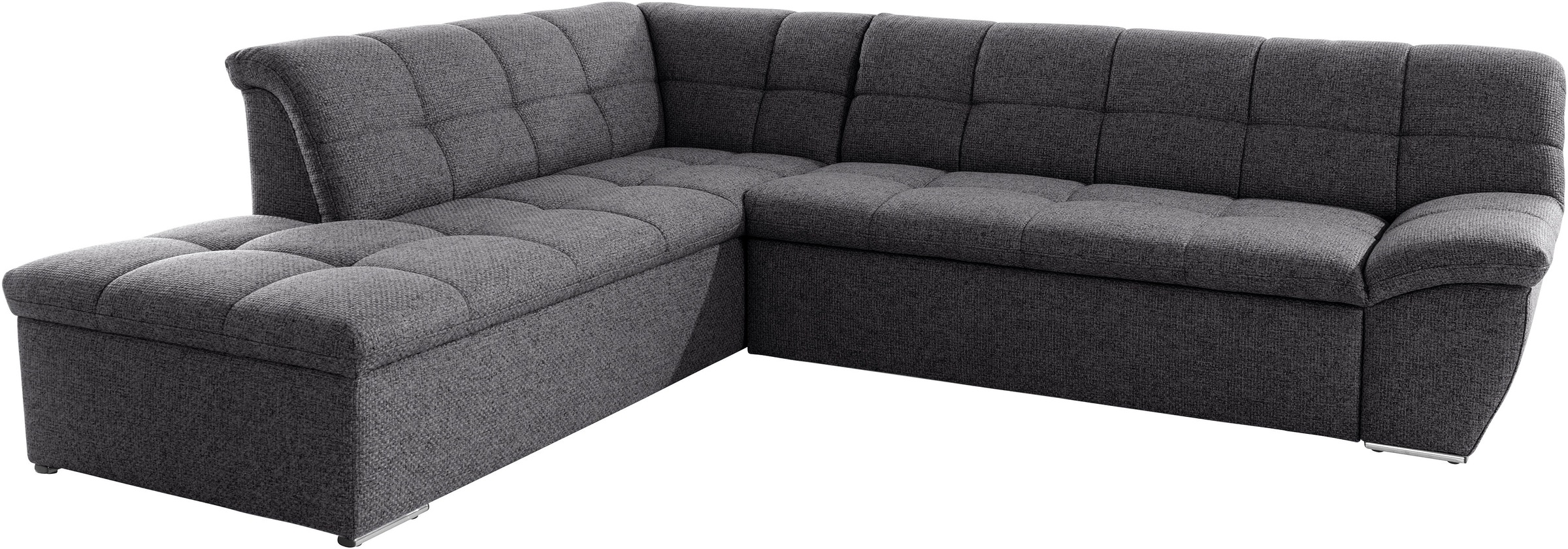 DOMO collection Ecksofa »Lagoa L-Form«, wahlweise mit Bettfunktion, frei im Raum stellbar, große Farbvielfalt