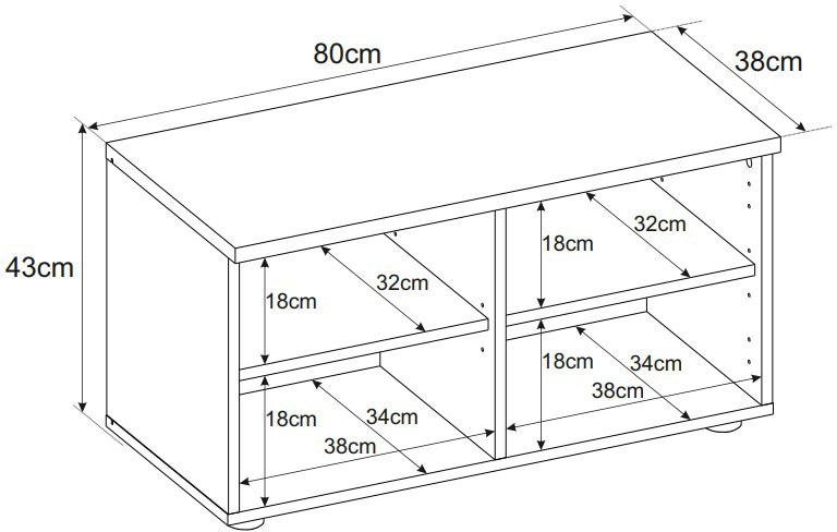 Innostyle Garderoben-Set »MEMPHIS«, (Komplett-Set, 5 St.)
